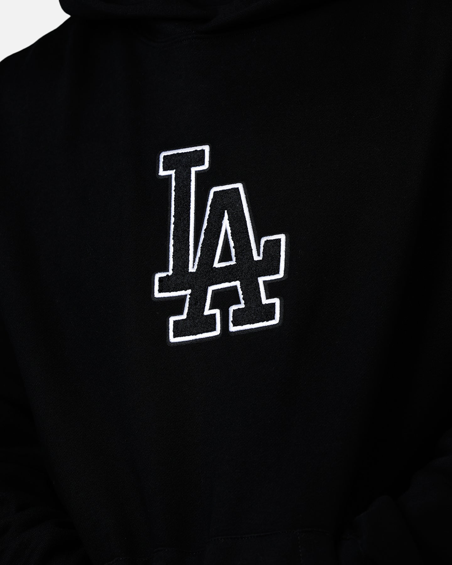 Pro Standard Los Angeles Dodgers Chenille Hoodie Black、mySite、zt4zffjzw