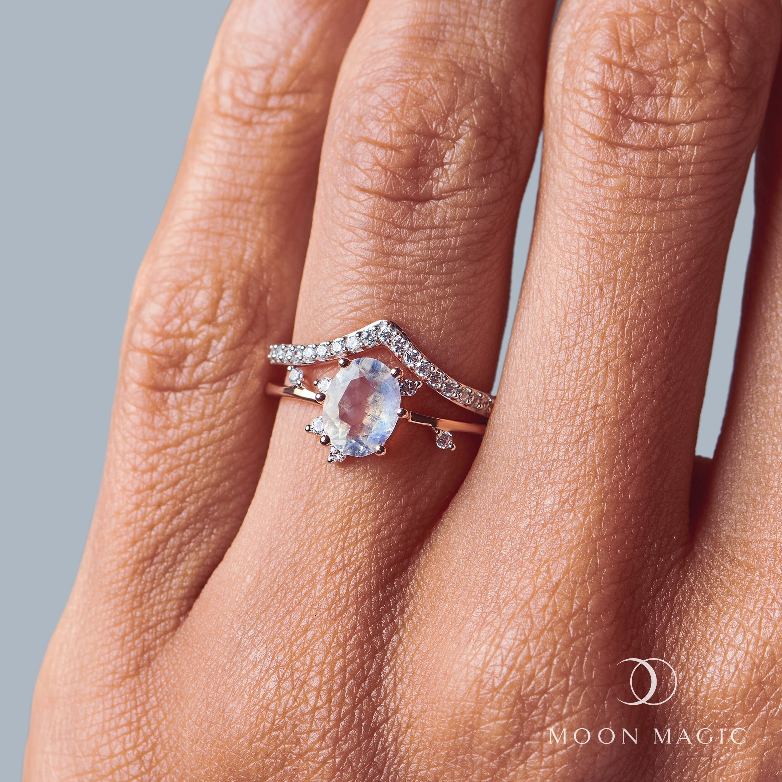 Moonstone Lab Diamond Ring - Muse、mySite、hinf8tx79