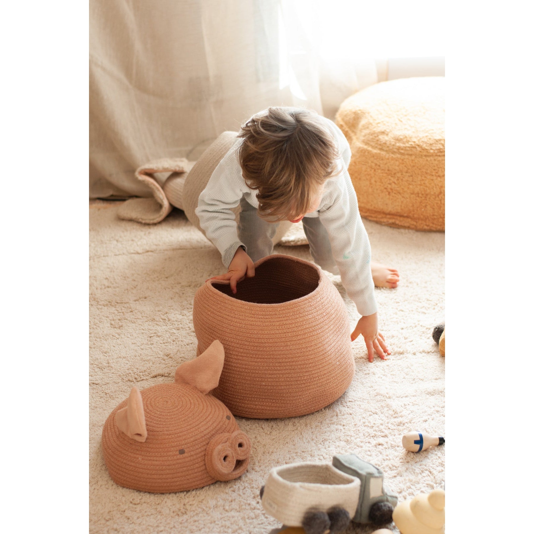 Peggy the Pig Basket、mySite、gigharbornorthrealestate