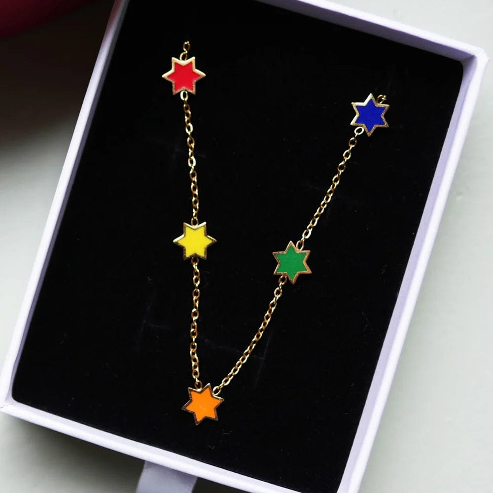 Rainbow Star of David Necklace、mySite、topwebapps