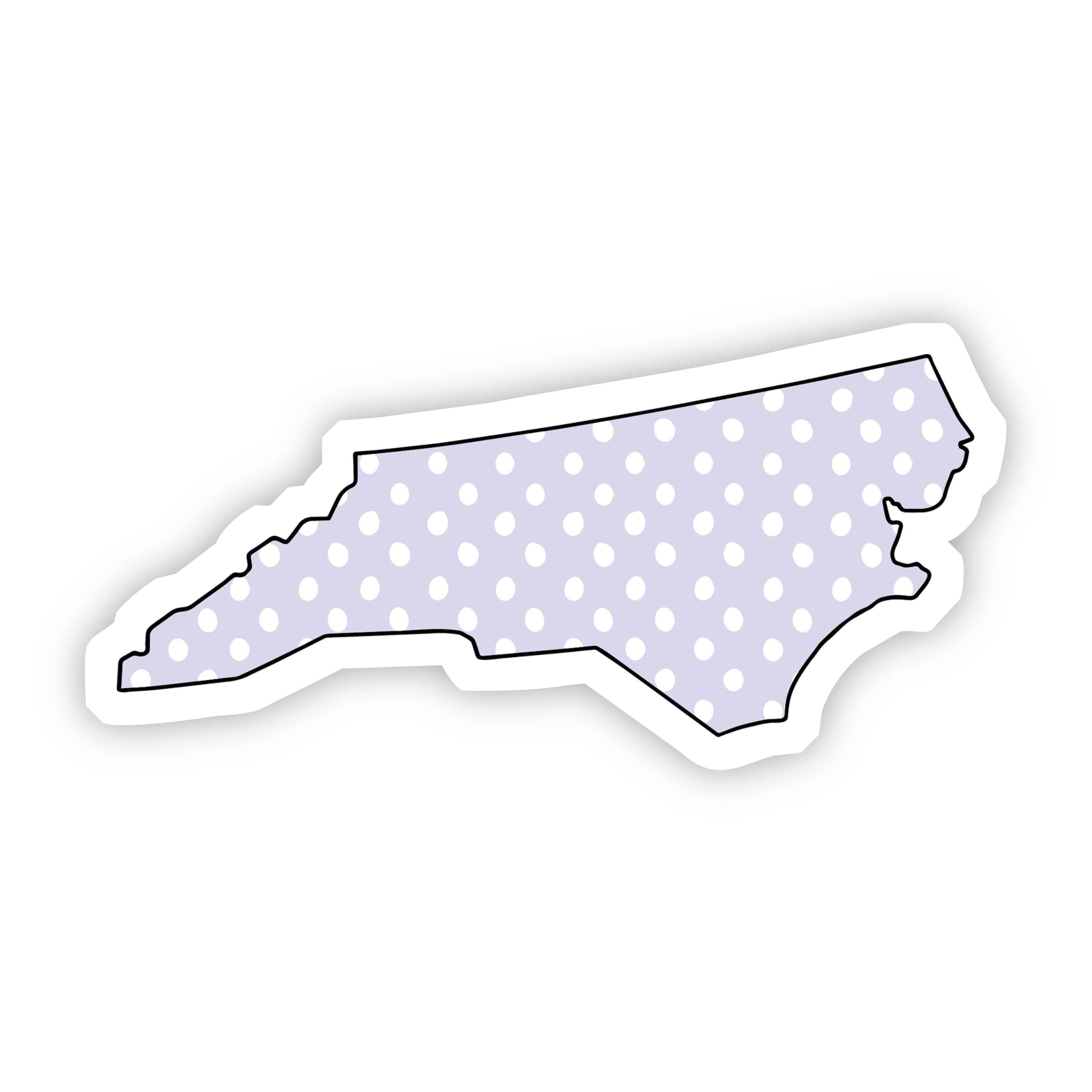  North Carolina Polka Dot Sticker、mySite、elrpsem3k