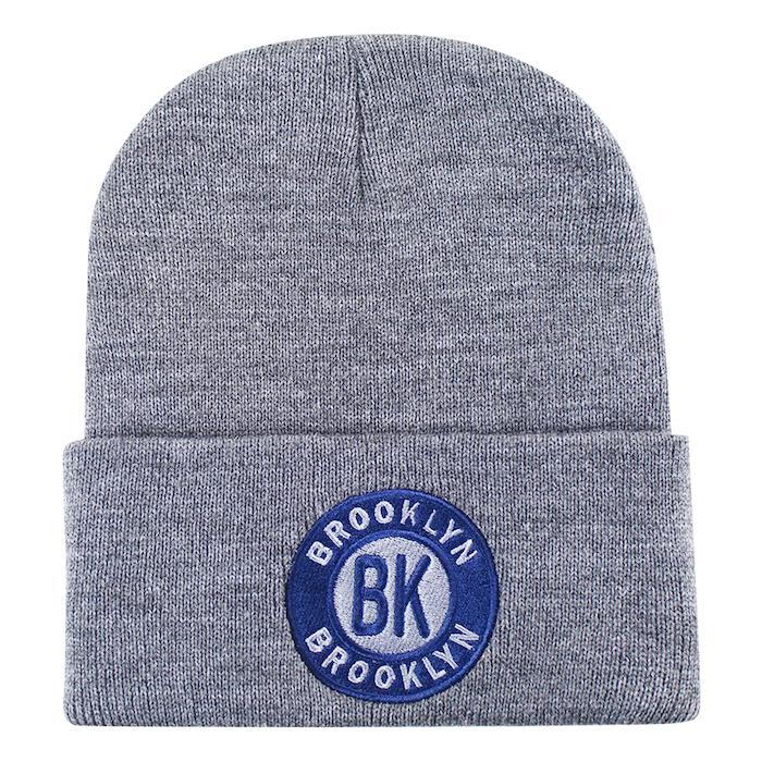 Embroidered BK Seal Brooklyn Beanies (3 Shades)、mySite、vikingsvslions