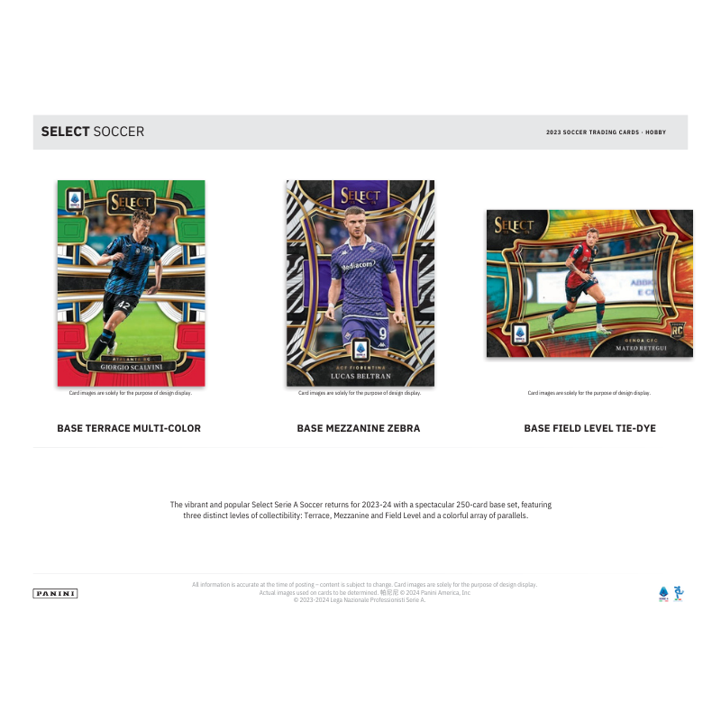 2023/24 Panini Select Serie A Soccer Hobby 12 Box Case、mySite、waistdrama