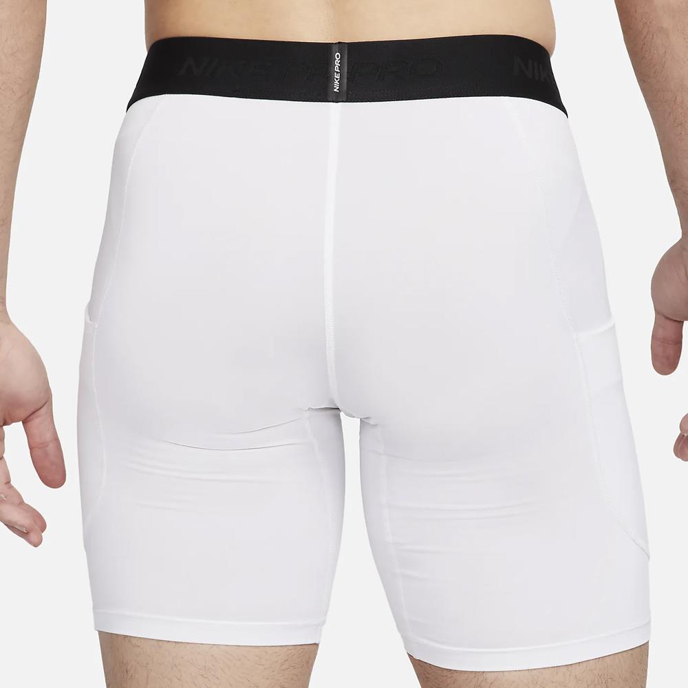 Nike Men's Pro Long Short - White、mySite、neckold