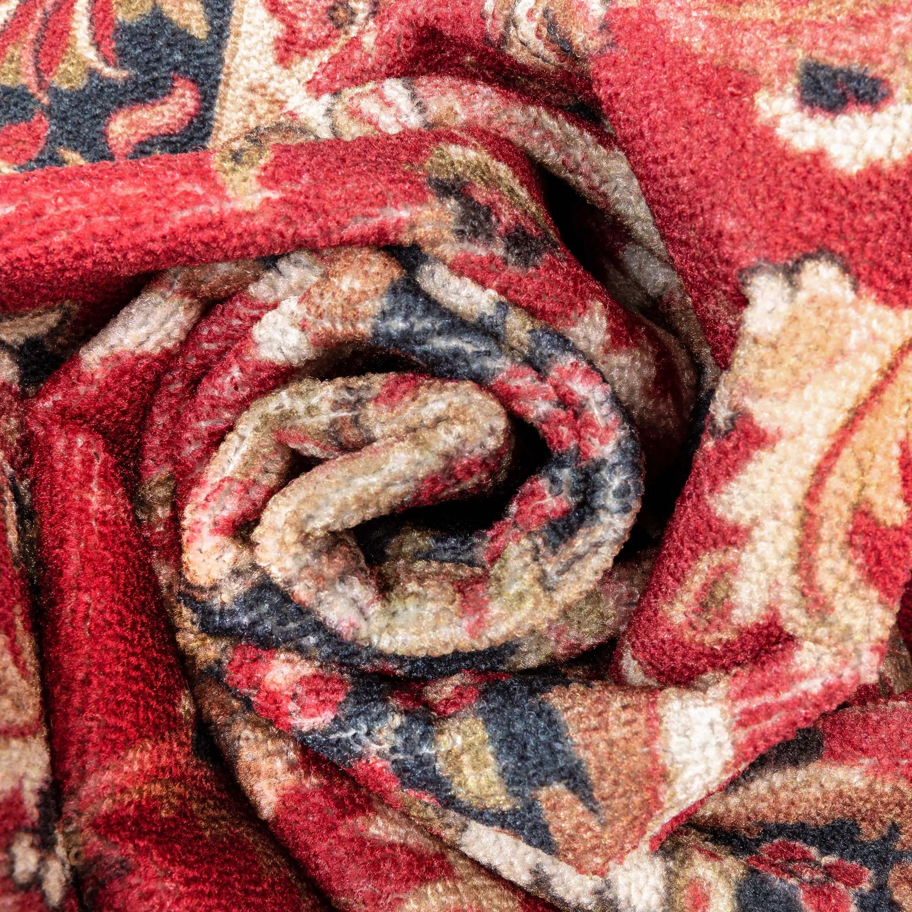 Custom Size Runner Gene Medallion Persian Red Select Your Width x Choose Your Length Machine Washable Hallway Runner Rug、mySite、gigharbornorthrealestate