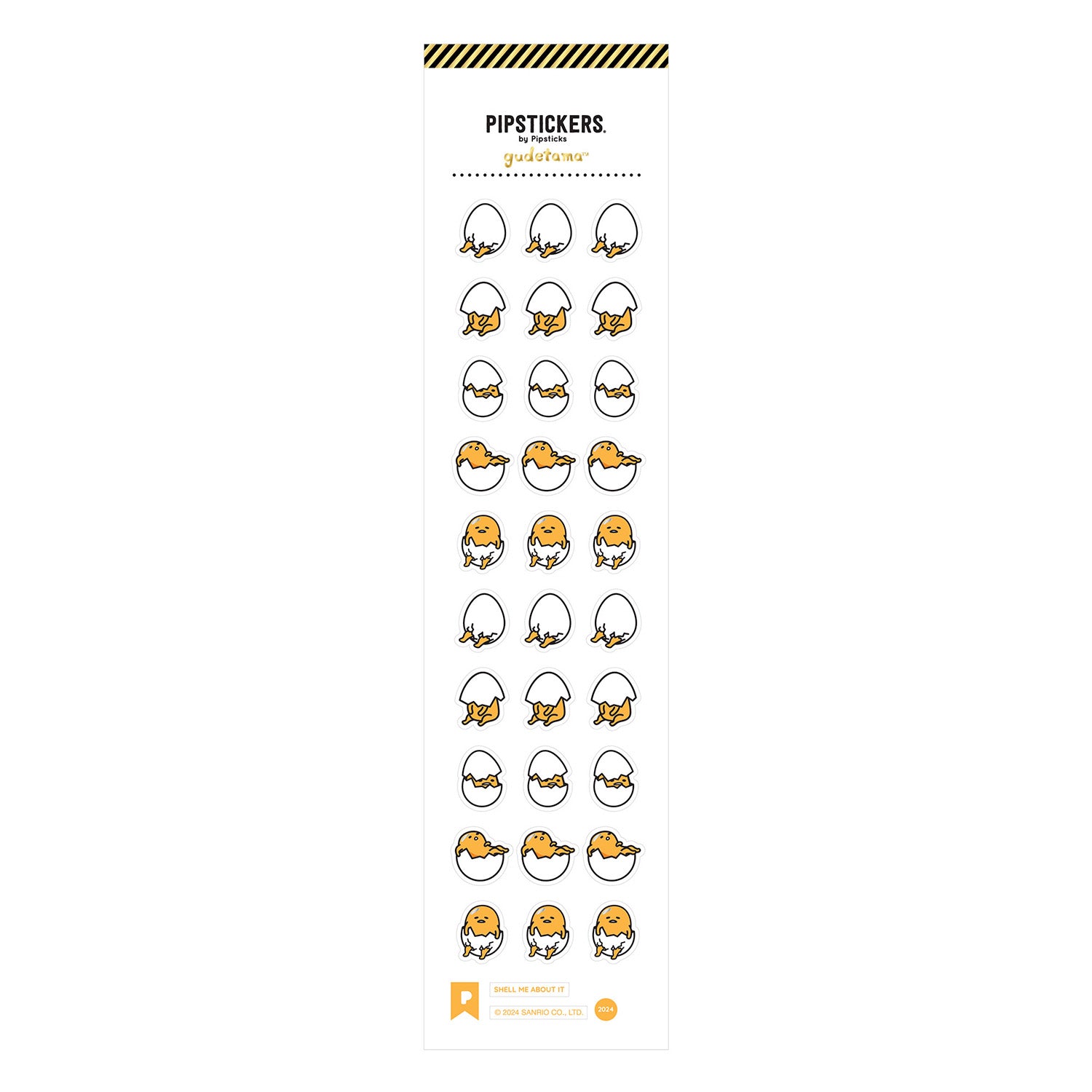  Gudetama Shell Me About It Stickers、mySite、ghnorth