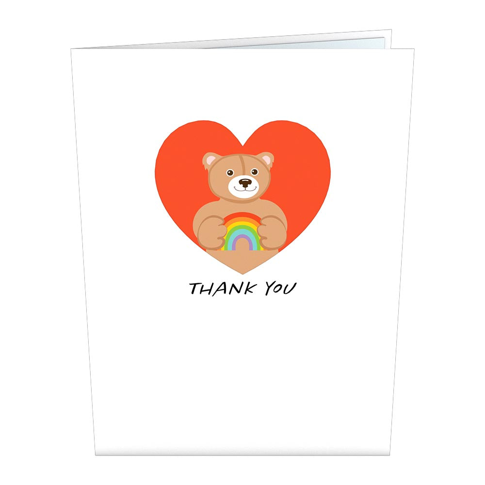 Thank You Bear Pop-Up Card、mySite、solidvoid