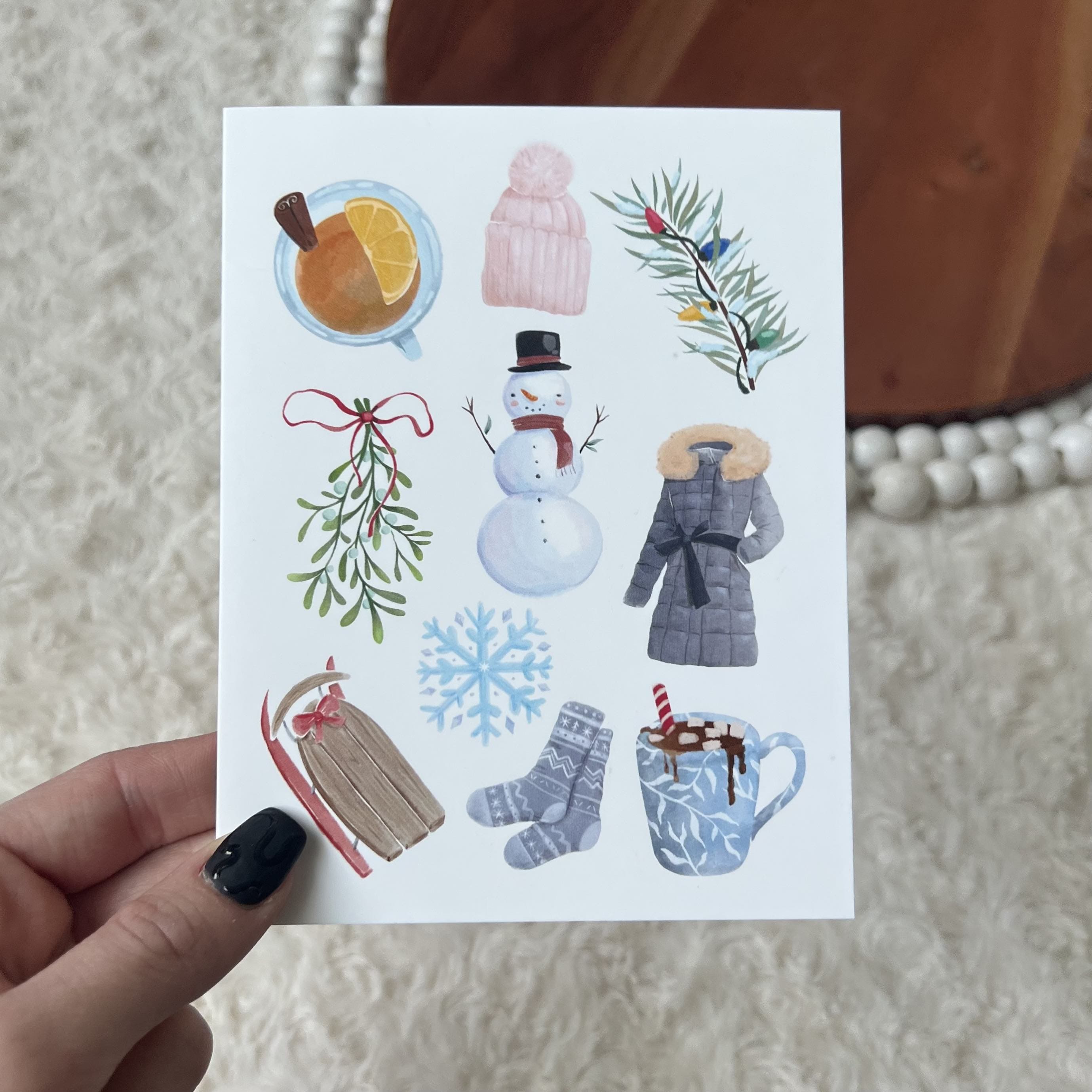  Winter Essentials Holiday Greeting Card、mySite、ghnorth