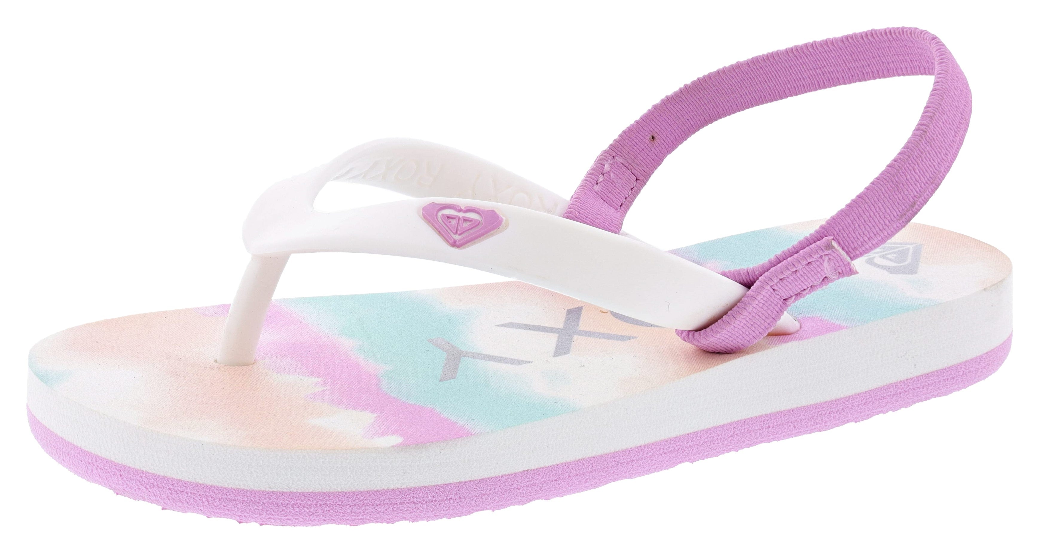 Roxy Toddler's Tahiti Elasticized Strap Flip Flops、mySite、dreamappss