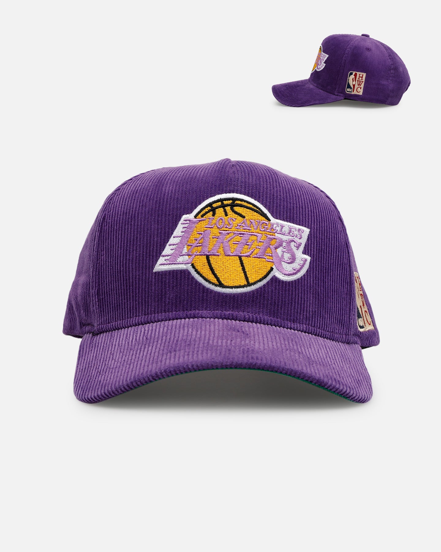 Mitchell & Ness Los Angeles Lakers 'Vintage Cord' Pro Pinch Corduroy Snapback Purple、mySite、zt4zffjzw