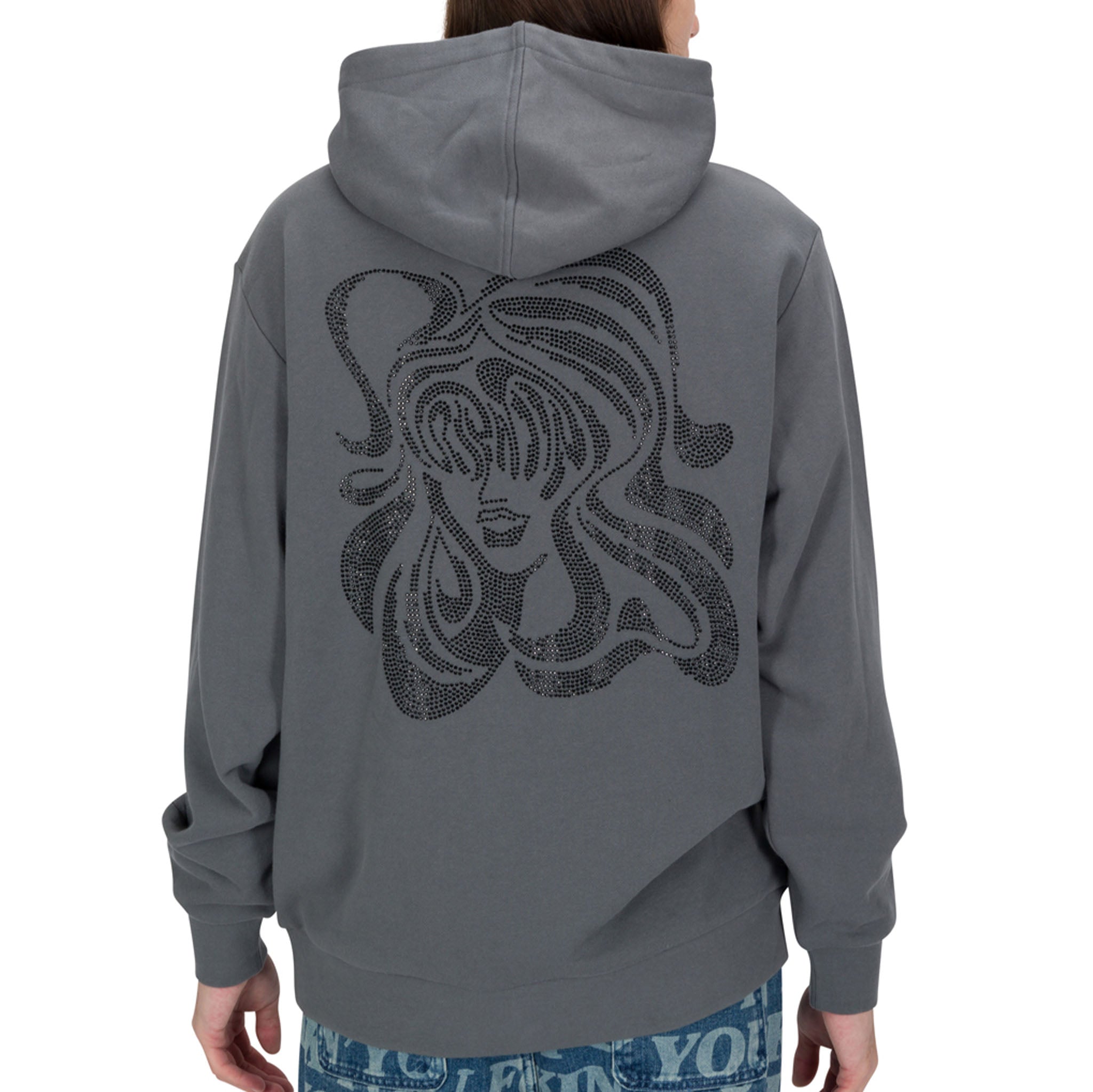  Beautiful Trip Rhinestone Hoodie (Charcoal)、mySite、merchandisen