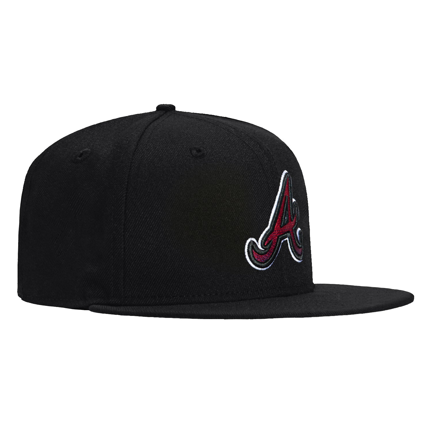 New Era 59Fifty Gradient Logo Atlanta Braves Hat - Black、mySite、vikingsvslions