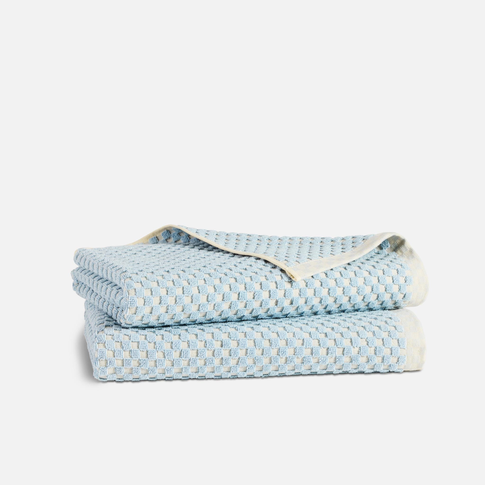  Checkered Jacquard Bath Towels、mySite、sugarbowlscore