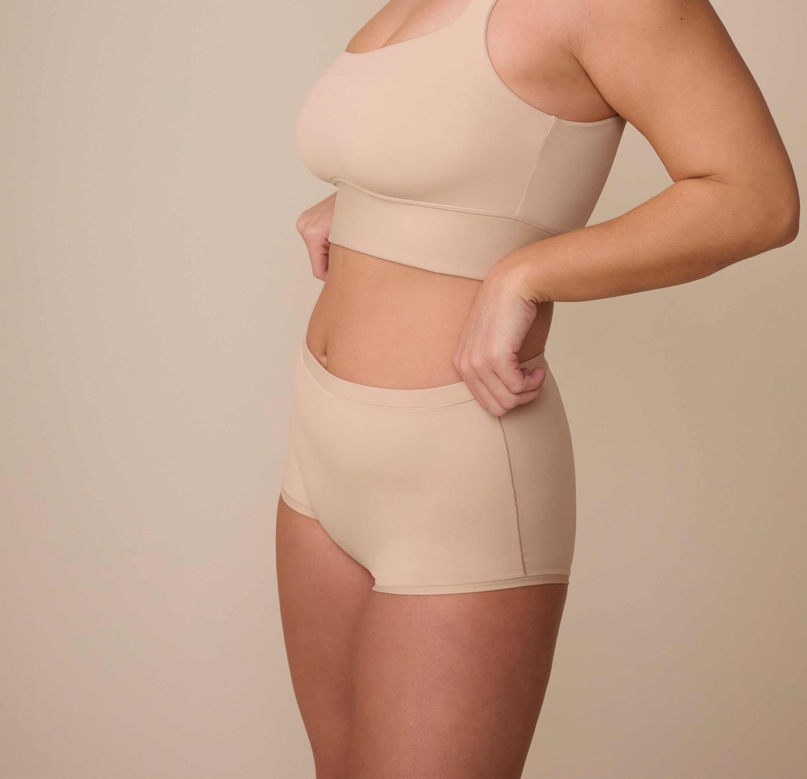 Bliss Boyshort - Beige、mySite、bengalsvssteelers