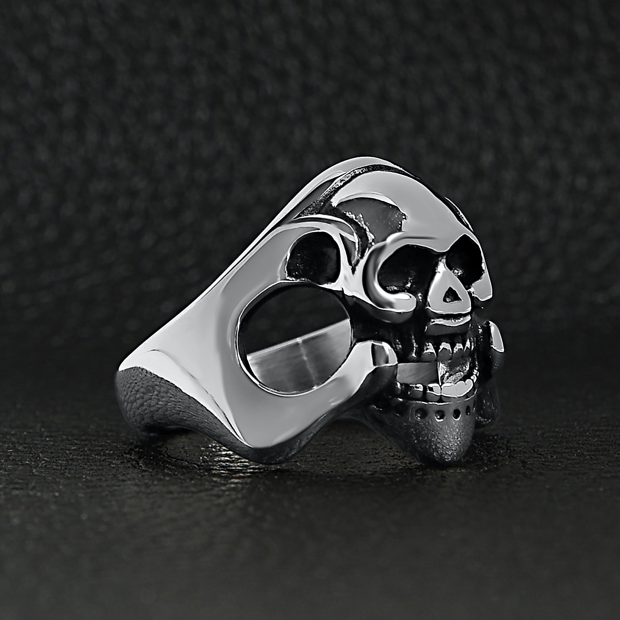 Stainless Steel Polished Skull Ring / SCR2059、mySite、dreamappss