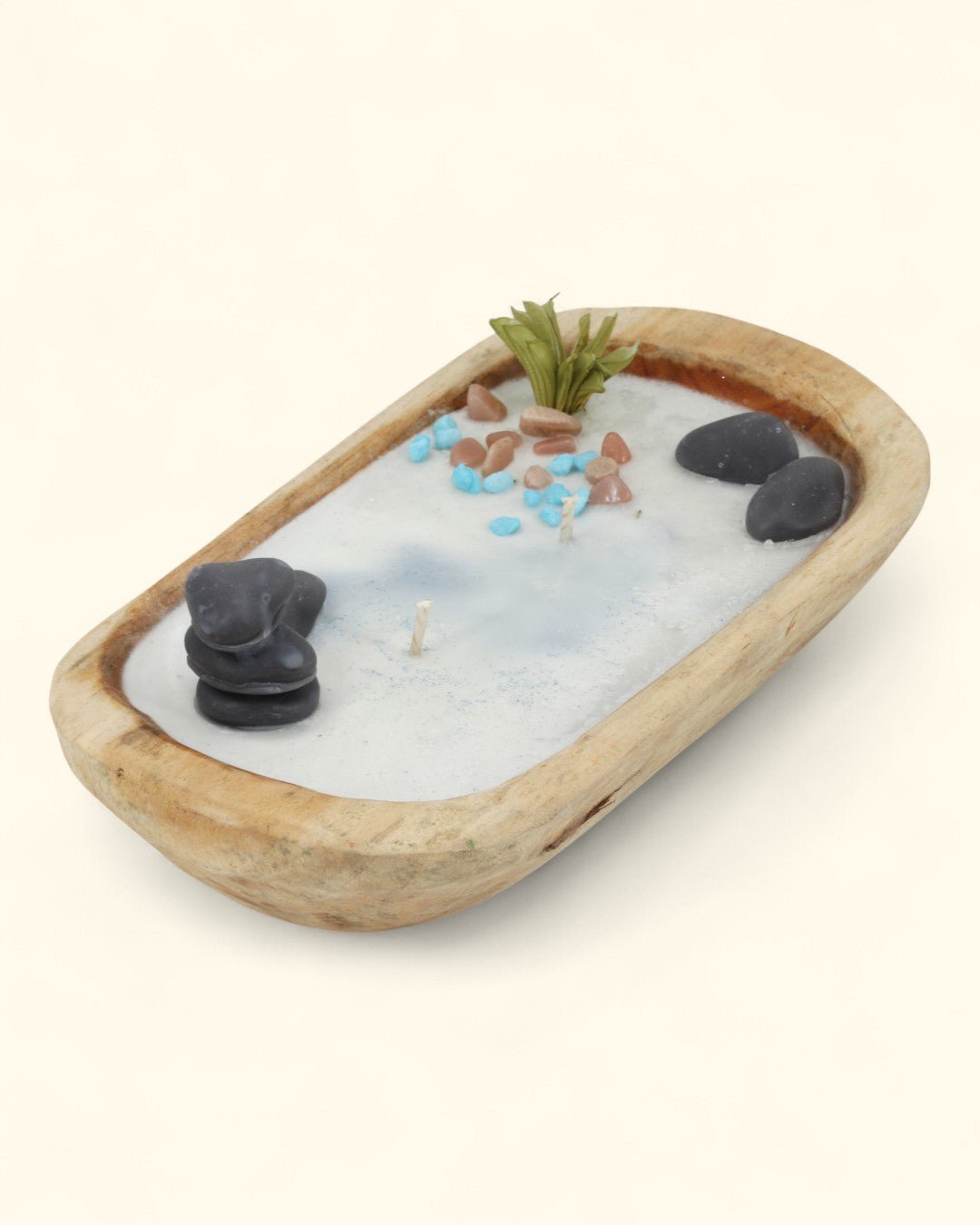 Zen Cairn Lake Design Soy Wax Candle、mySite、topwebapps