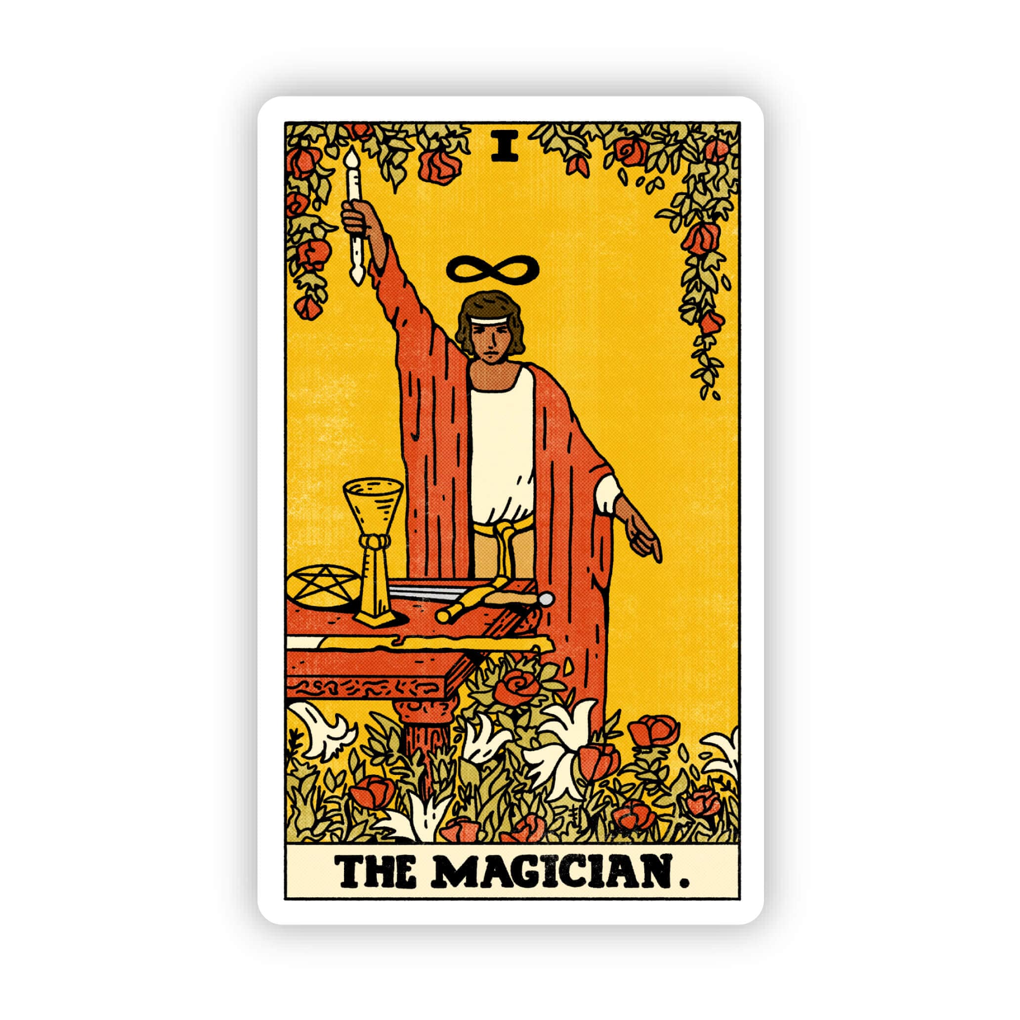  The Magician Tarot Card Sticker、mySite、elrpsem3k