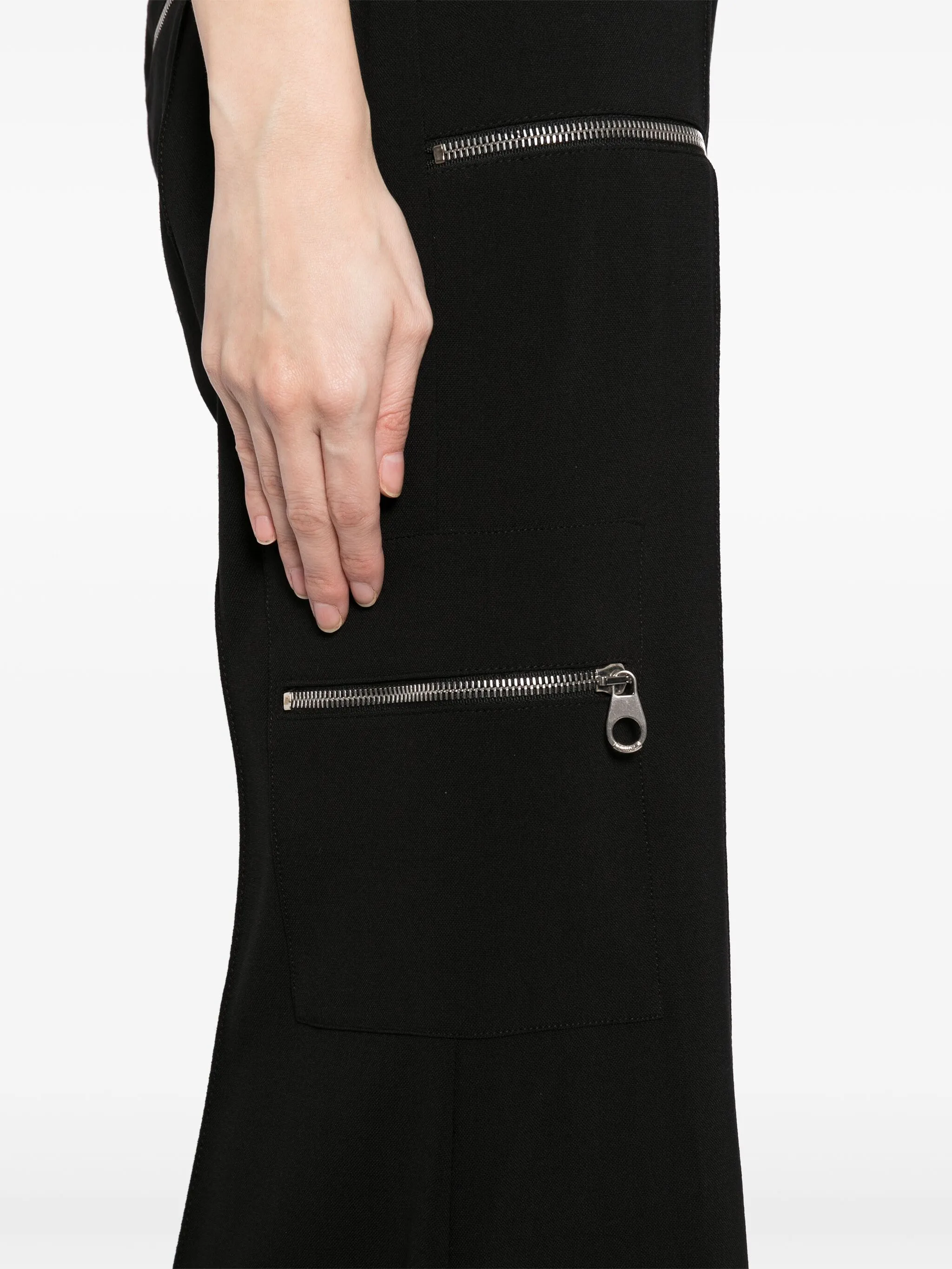 Chloé Flared Zip Trousers、mySite、garminoutage.com