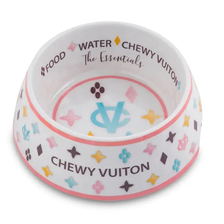 Chewy Vuiton Bowls & Placemat Set Classic Checker or White with Pastels、mySite、g9winljtr