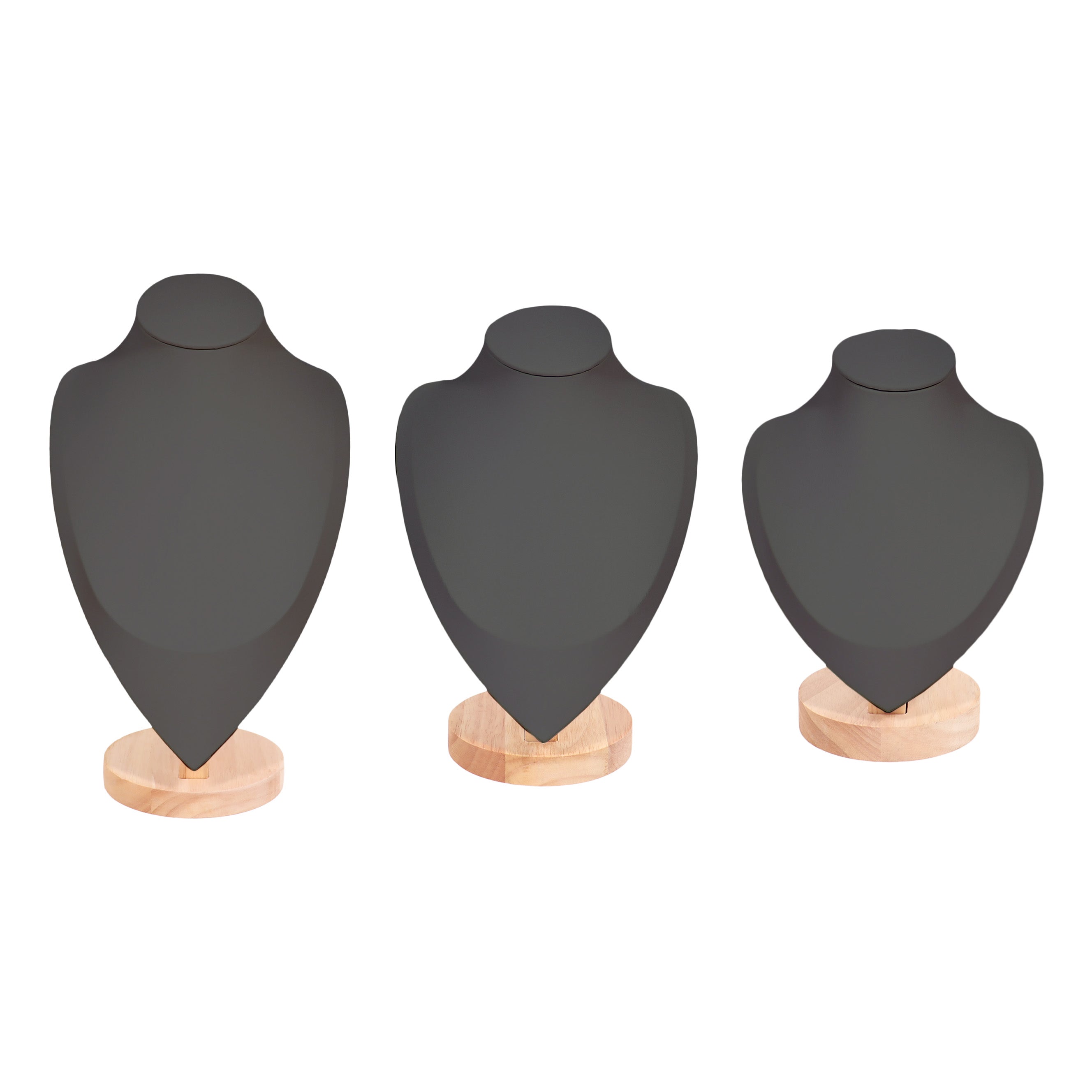 Natural Wood & Leather Necklace Display / DSP0018、mySite、dreamappss