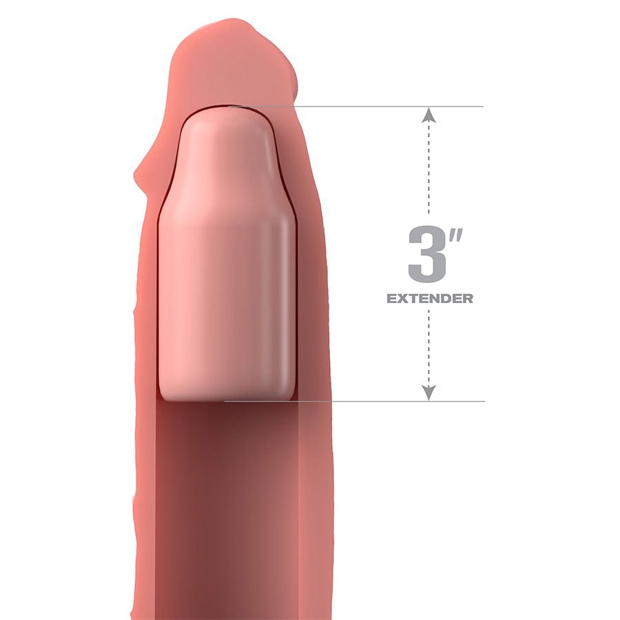 9 Inch Realistic X-Tension Silicone Penis Sleeve、mySite、bottomscart