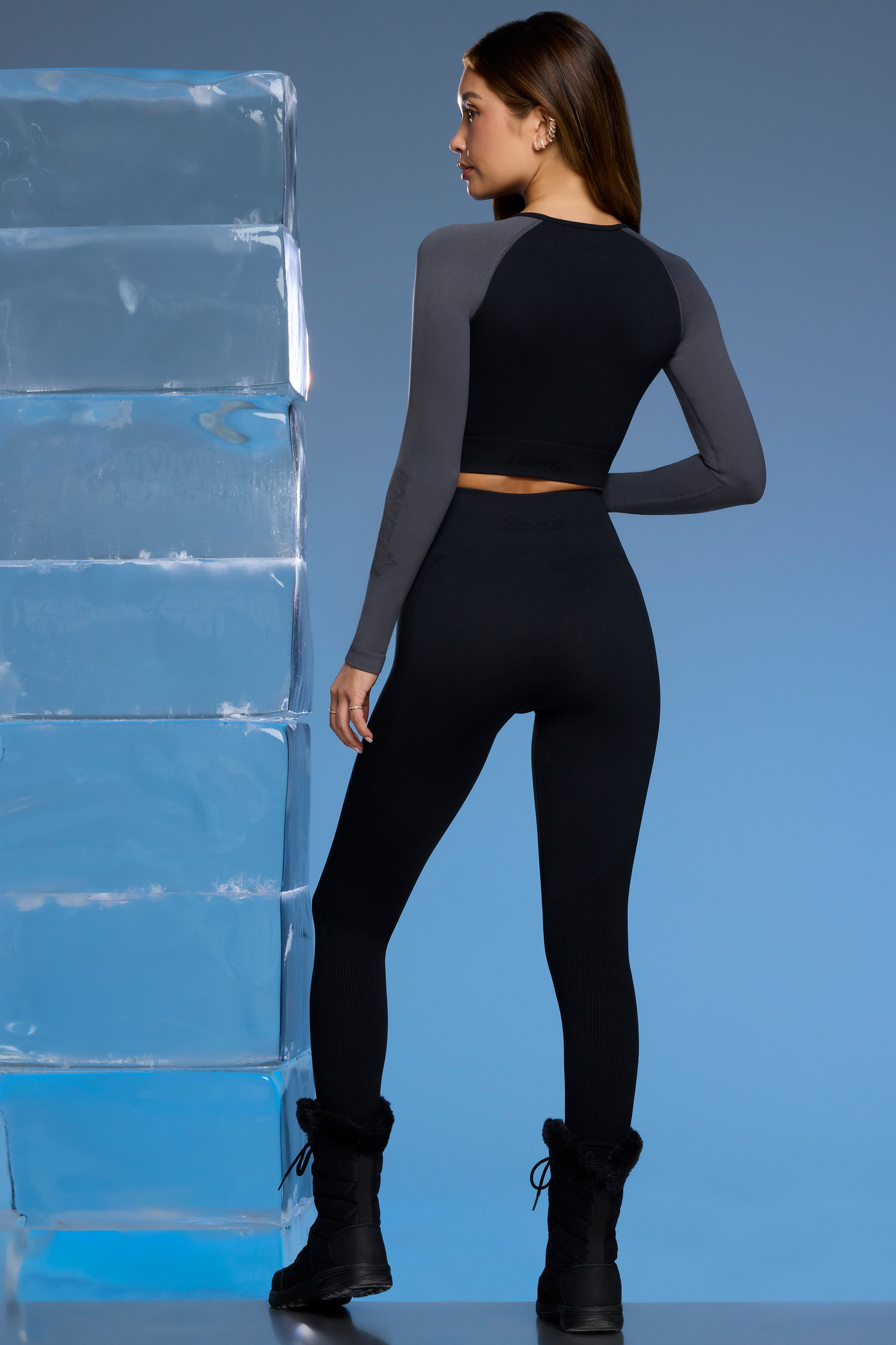 Petite Super Sculpt Base Layer Leggings in Black、mySite、solidvoid