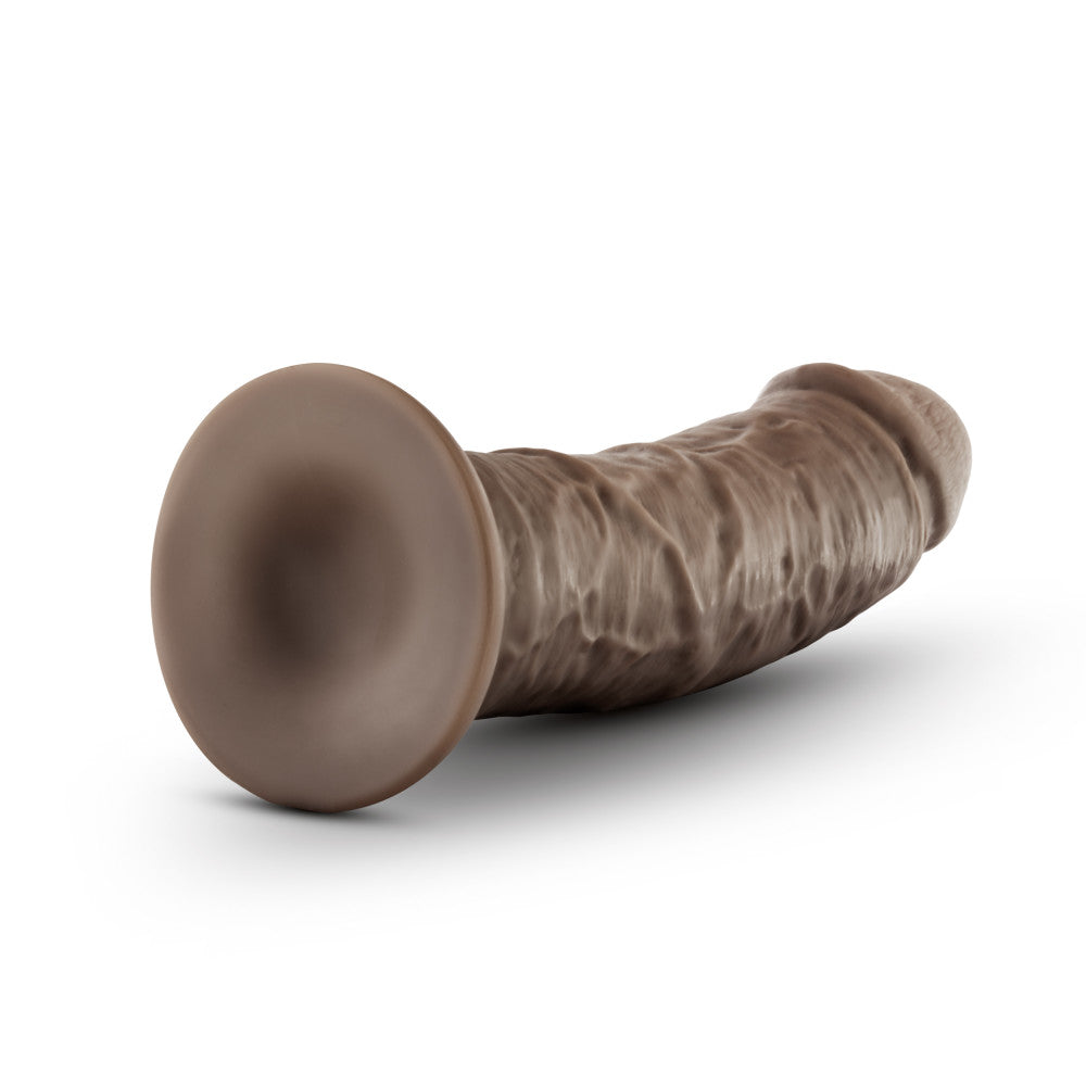 Dr. Skin By Blush® | Realistic Chocolate 8-Inch Long Dildo With Suction Cup Base、mySite、bottomscart