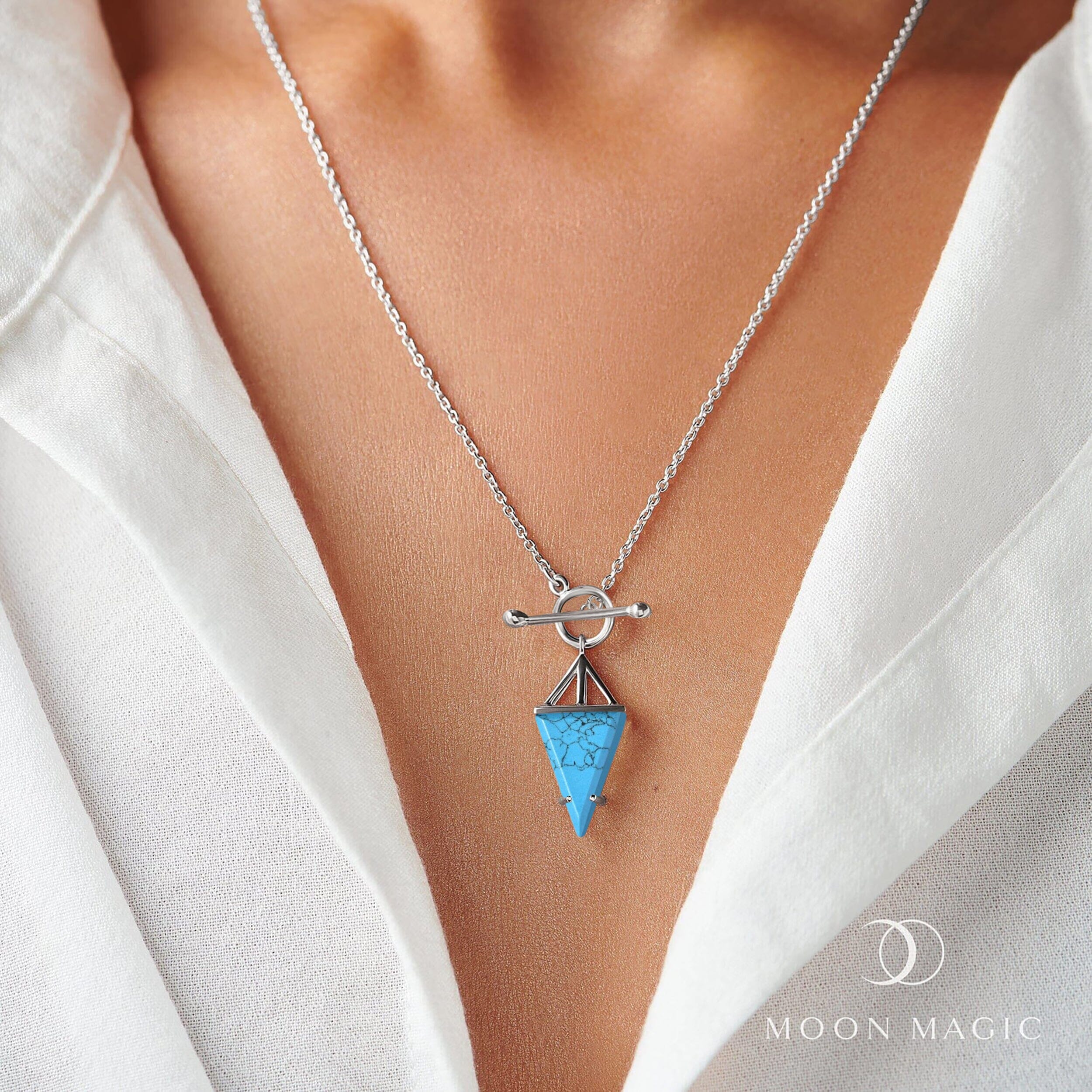 Blue Howlite Necklace - Heroine T-Lock、mySite、hinf8tx79