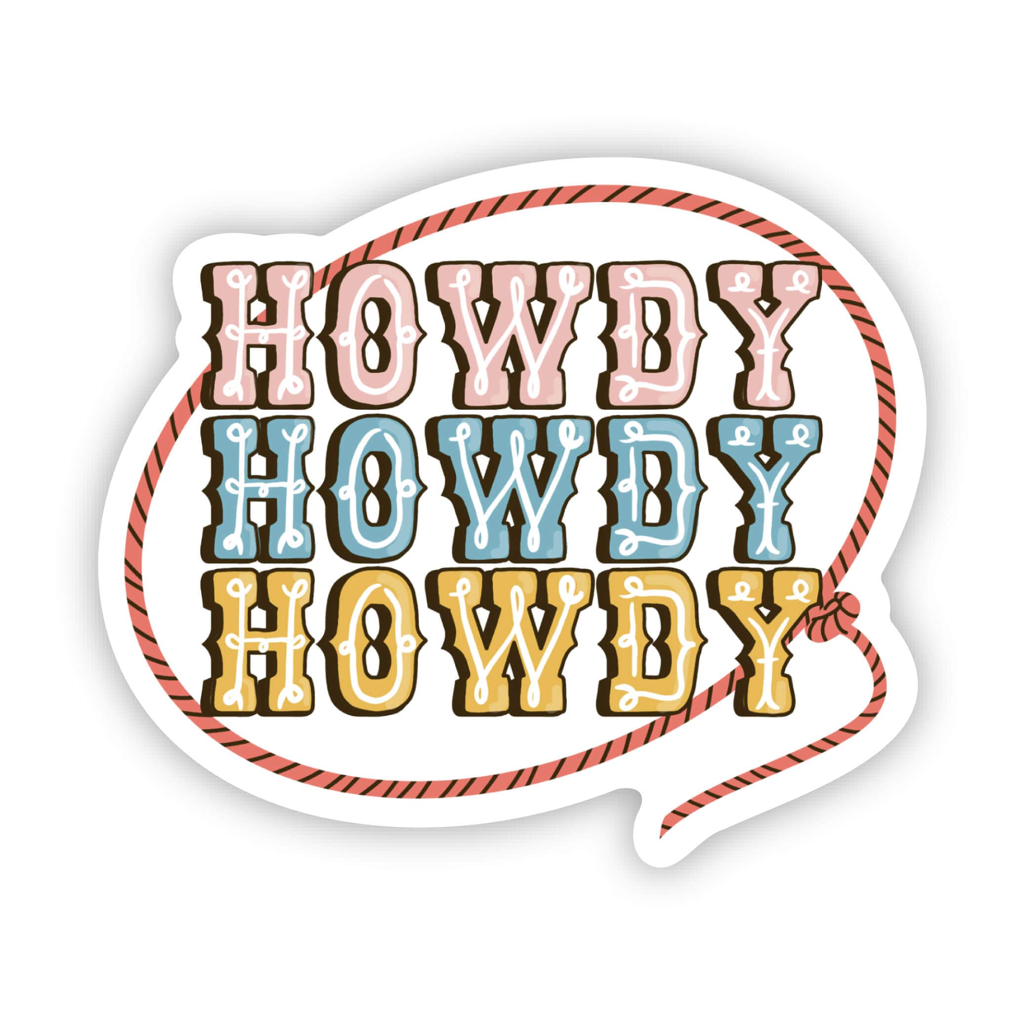  Howdy Western Sticker、mySite、elrpsem3k