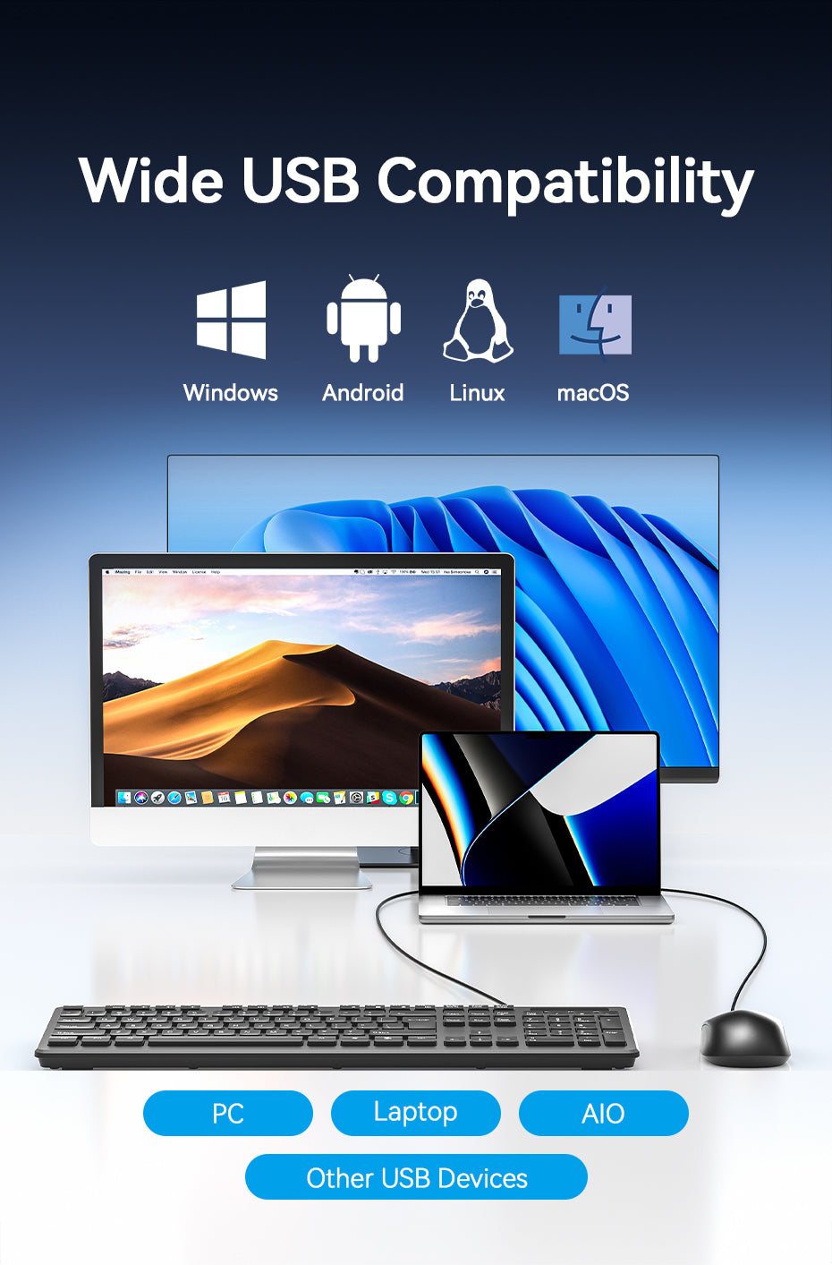 3-Button USB Wired Mouse