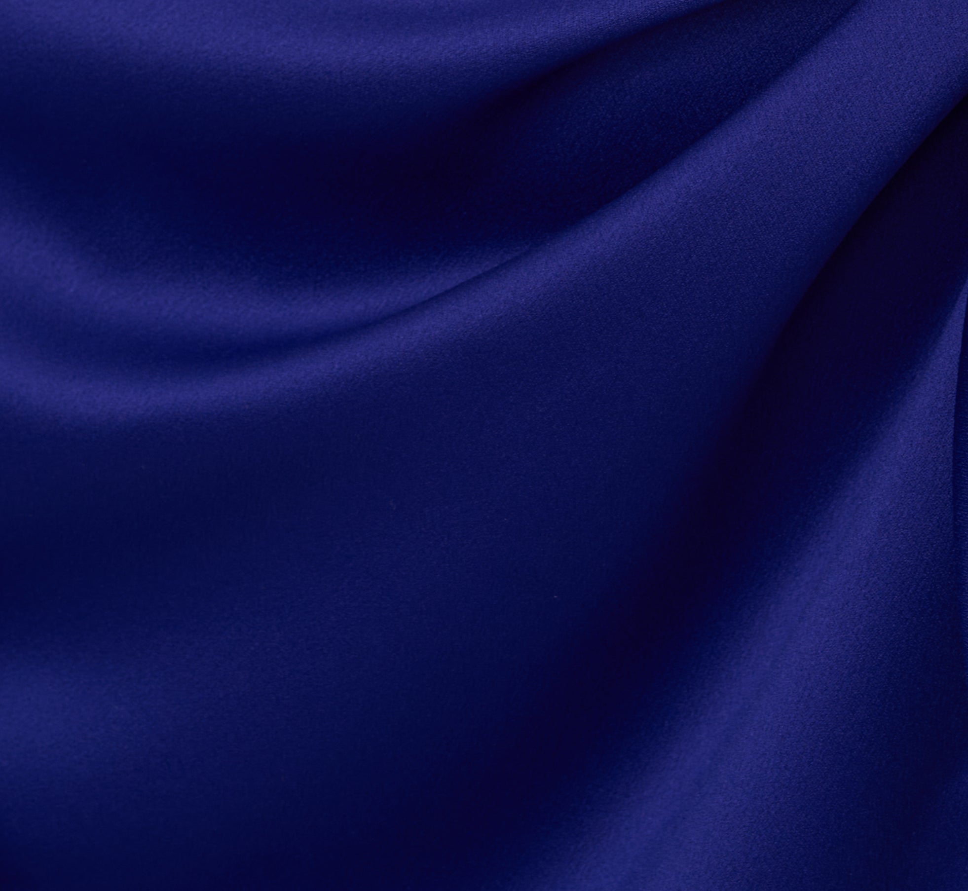 One Shoulder Satin Knot Draped Midi Dress In Dark Blue Violet、mySite、solidvoid