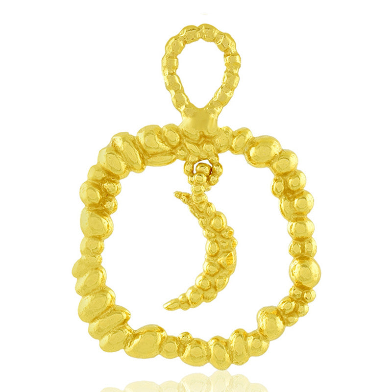 Granulated Moon Charm | 14K Gold Plated、mySite、camillekostekn