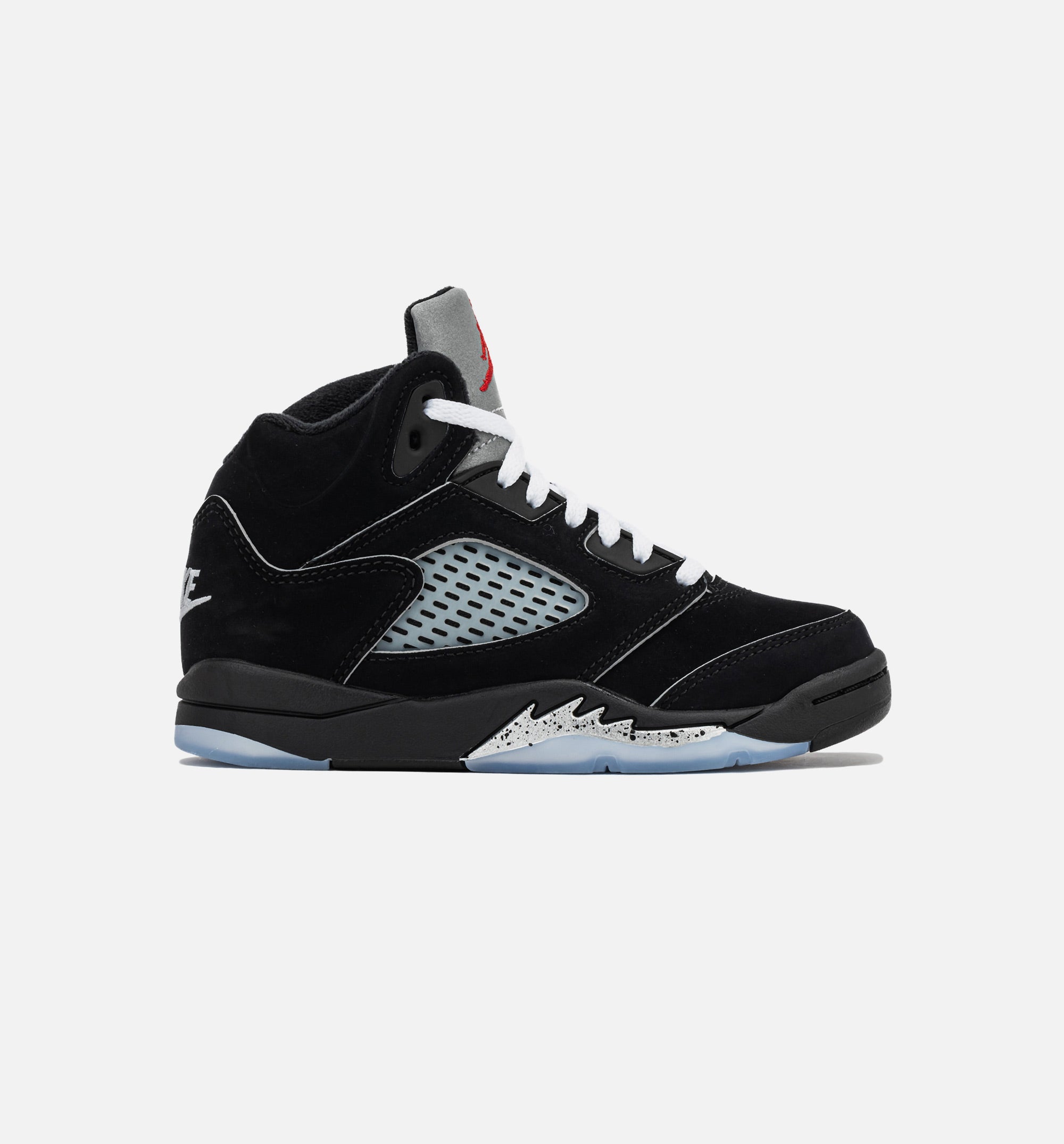 Air Jordan 5 Retro Reimagined Preschool Lifestyle Shoe - Black/White/Metallic Silver/Fire Red、mySite、dreamappss