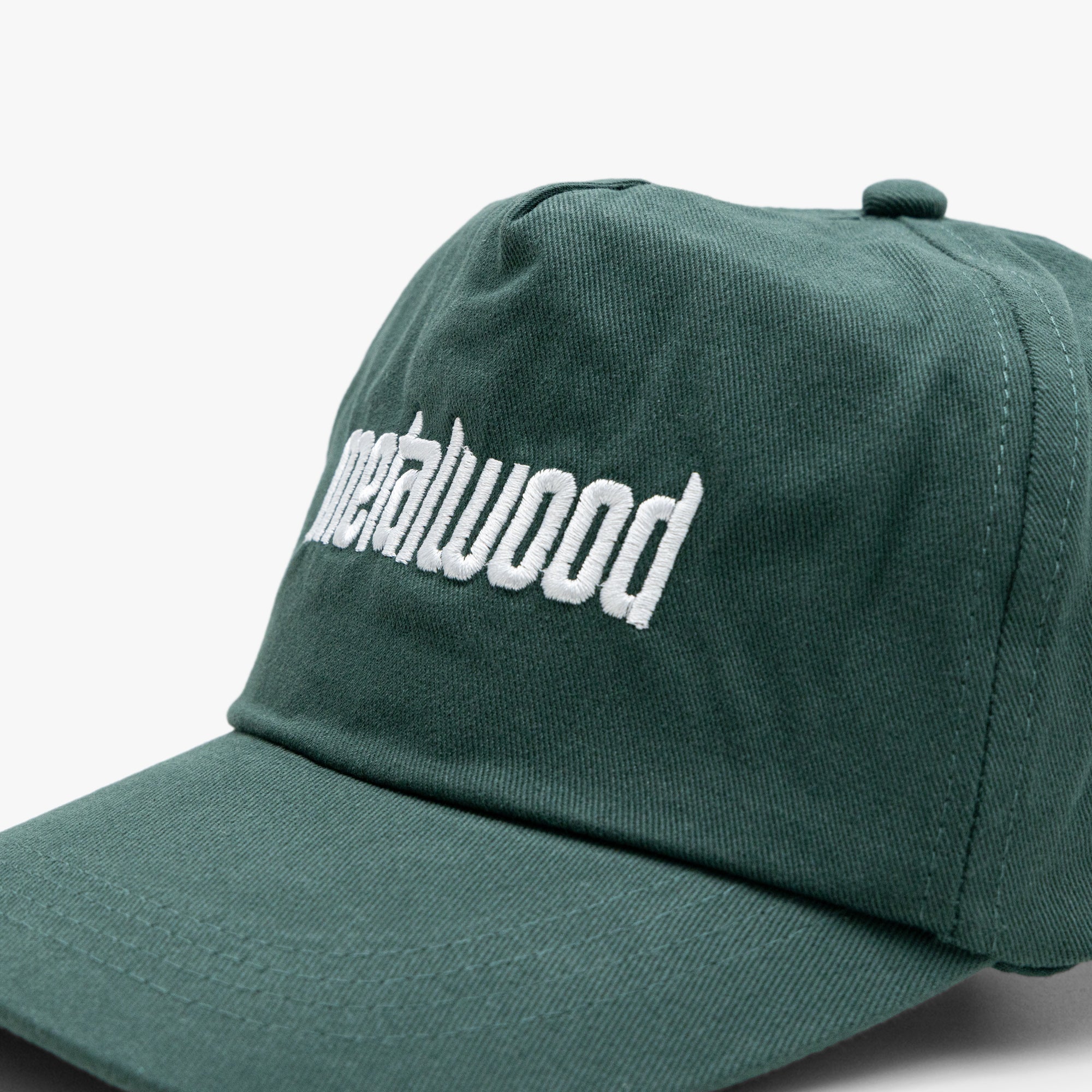  Metalwood Logo 5-Panel Hat Spruce、mySite、merchandisen
