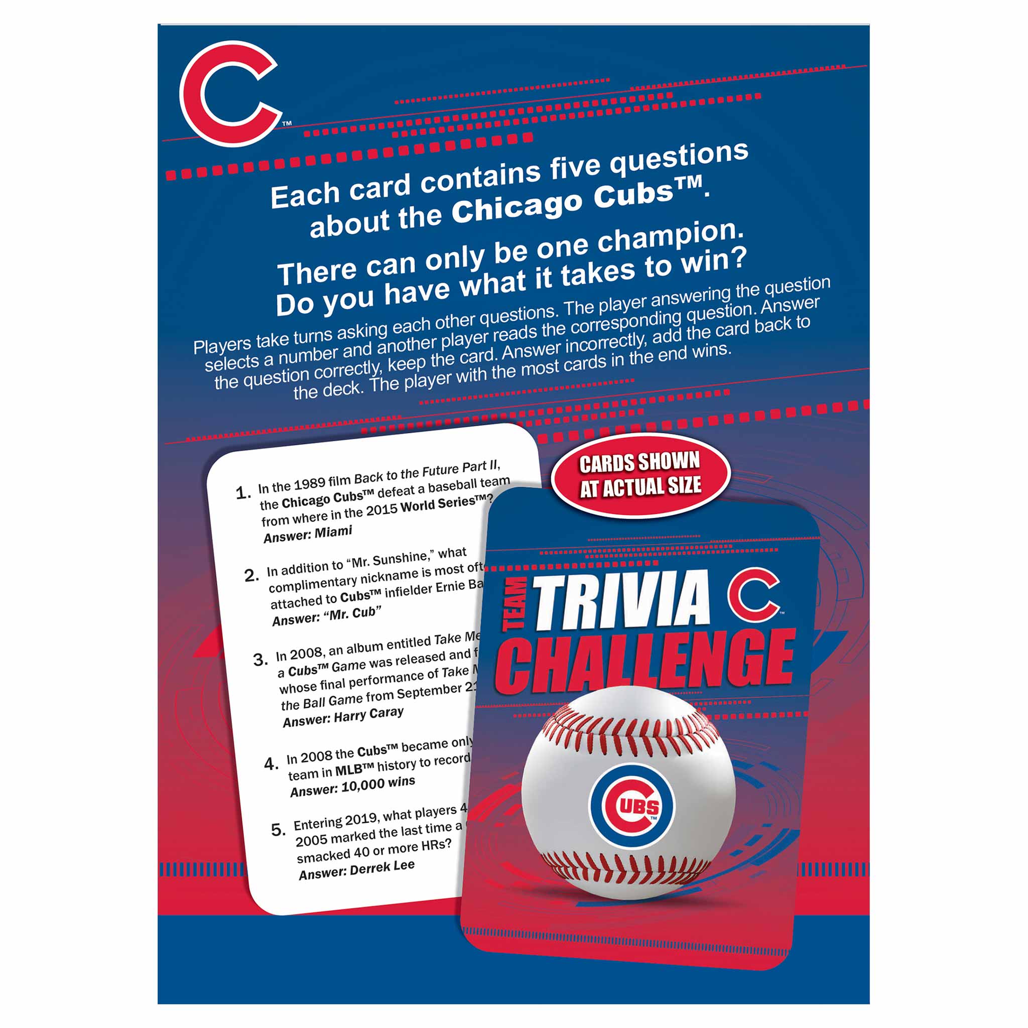 Chicago Cubs Trivia Challenge Game、mySite、vikingsvslions