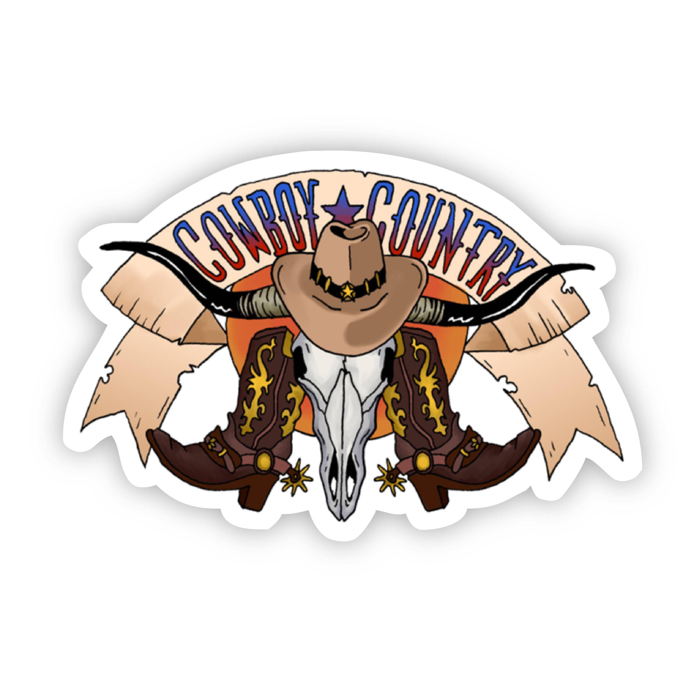  Cowboy Country Southern Sticker、mySite、elrpsem3k