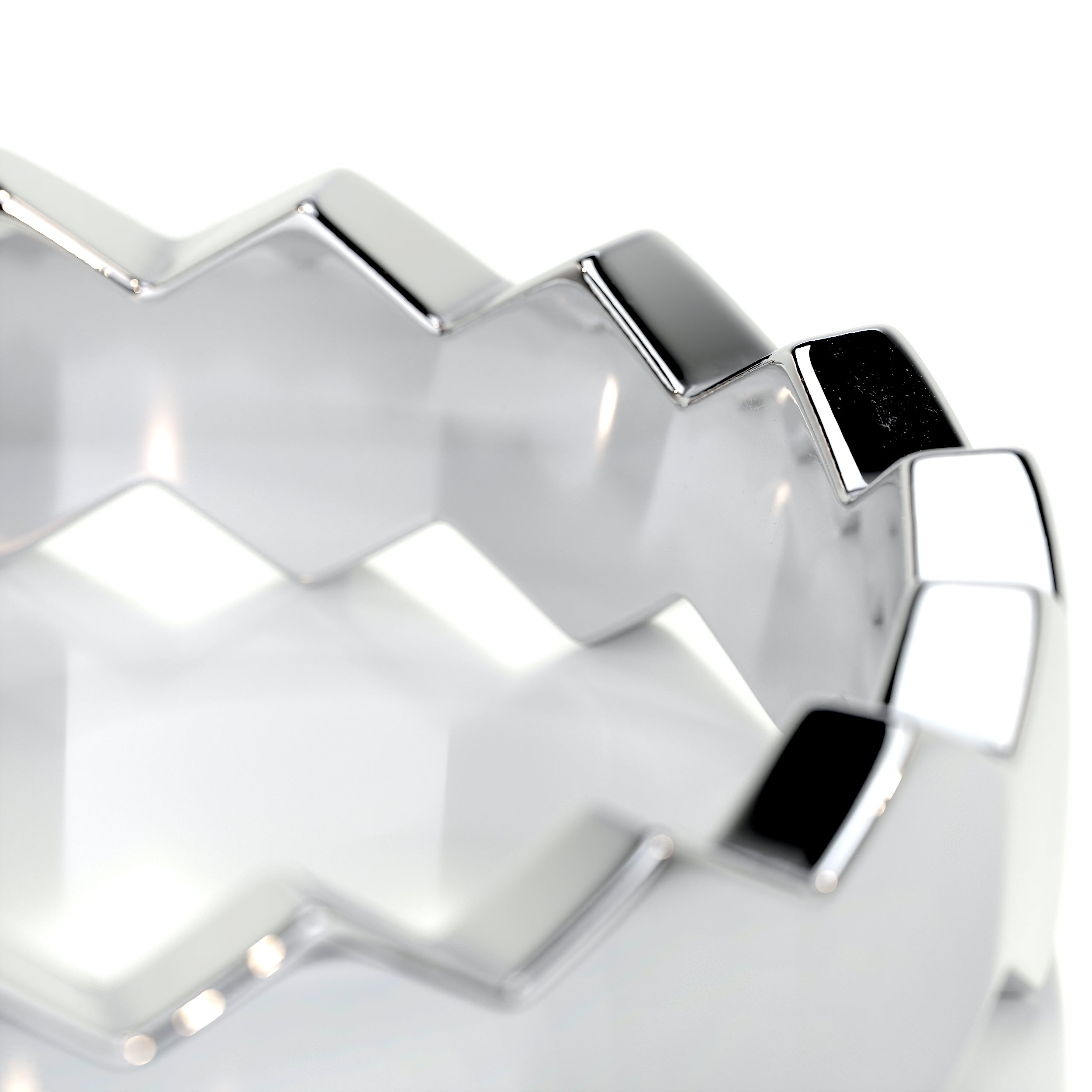 Gilles Men's Wedding Band -18K White Gold、mySite、hinf8tx79