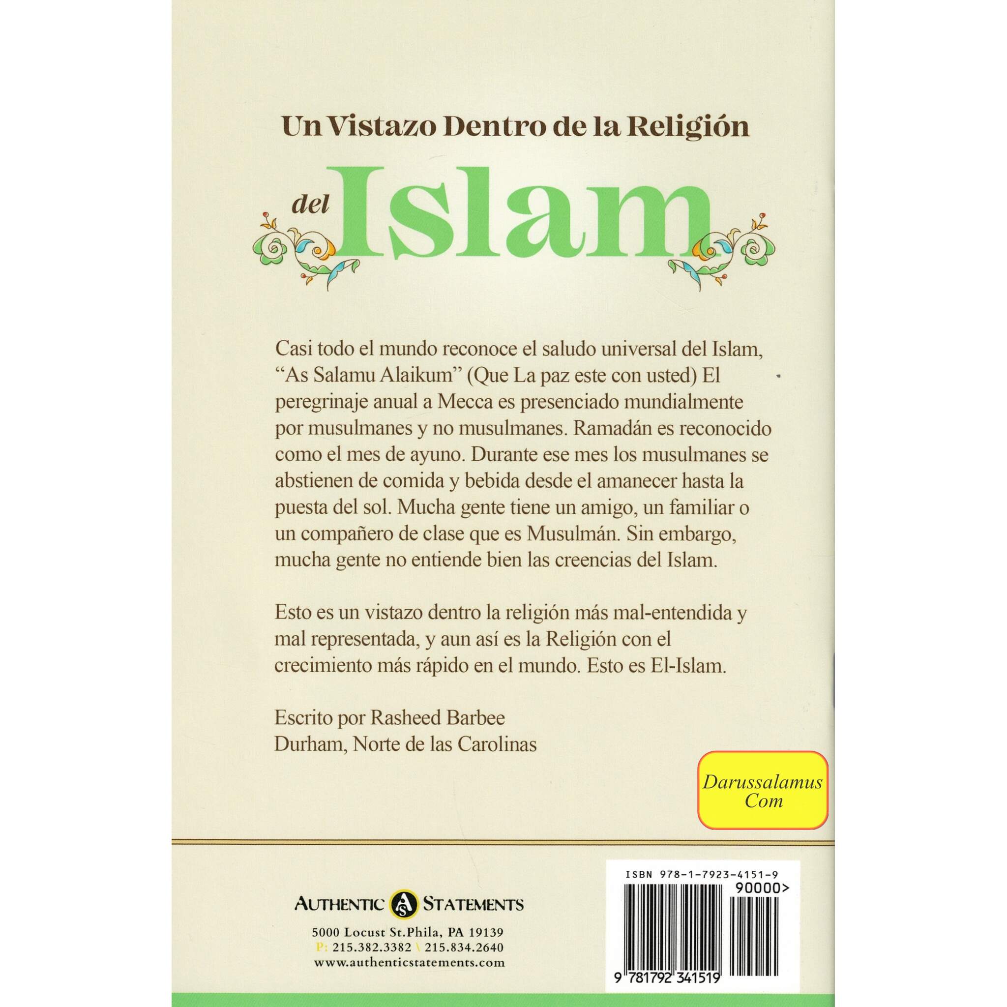 A Glimpse into the Religion of Islam by Rasheed Barbee、mySite、topwebapps