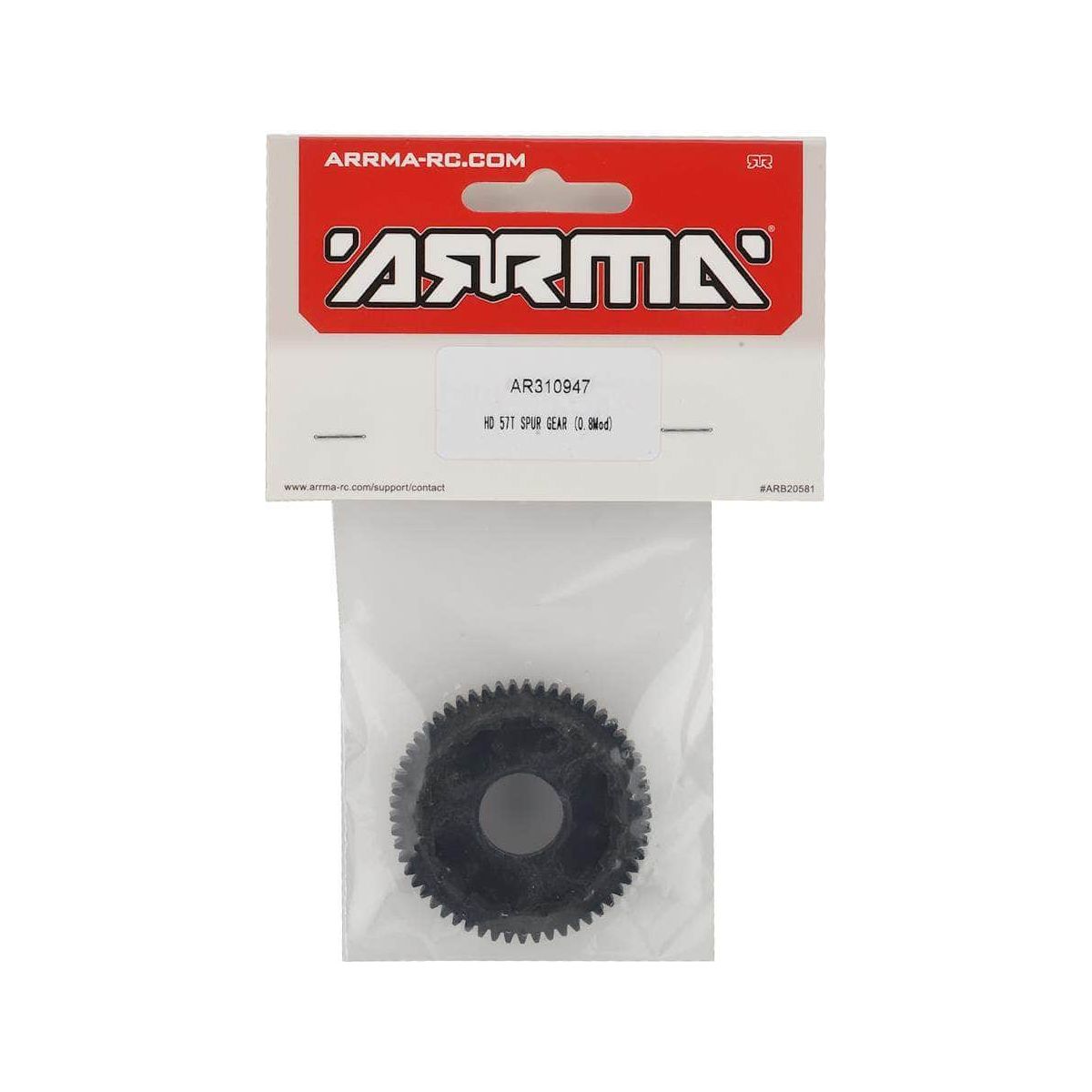  ARA310947, Arrma 3S BLX HD 0.8MOD Spur Gear (57T)、mySite、merchandisen