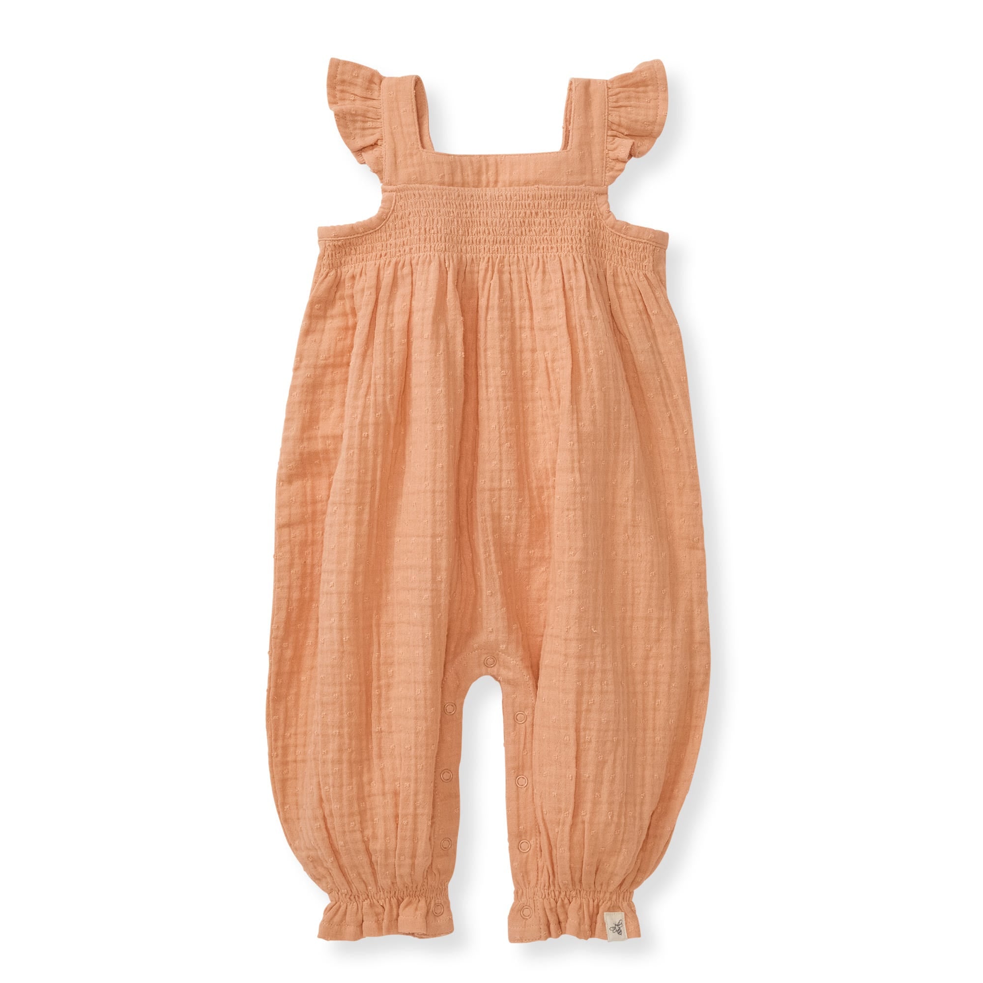 Dotted Muslin Baby Girl Jumpsuit、mySite、g9winljtr