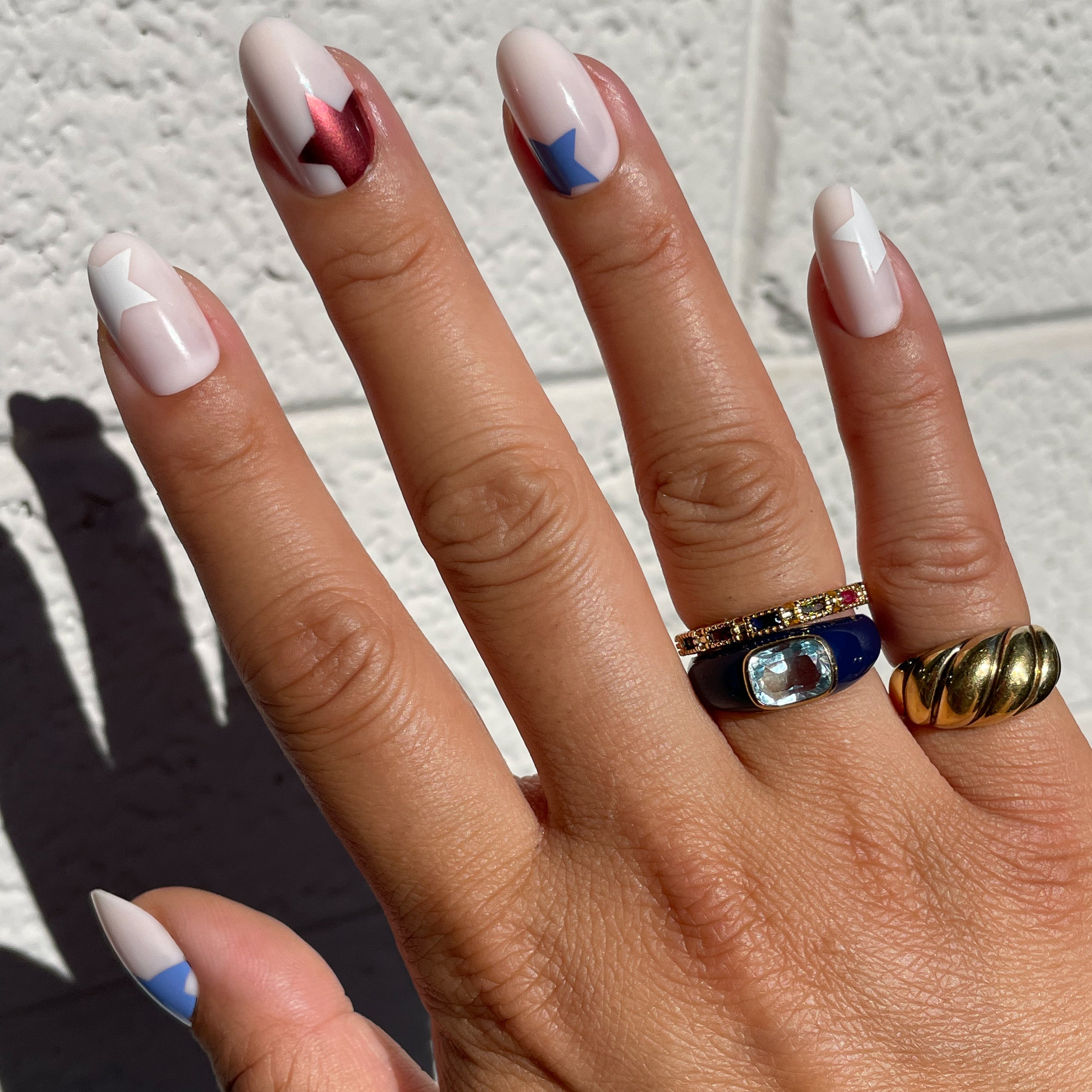 Super Festive Stars | Oval | Medium、mySite、solidvoid