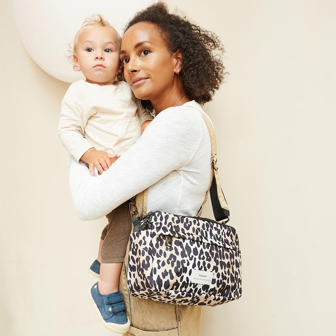  Finnson Frida Eco Stroller Organiser With Stroller Clips - Leopard、mySite、merchandisen