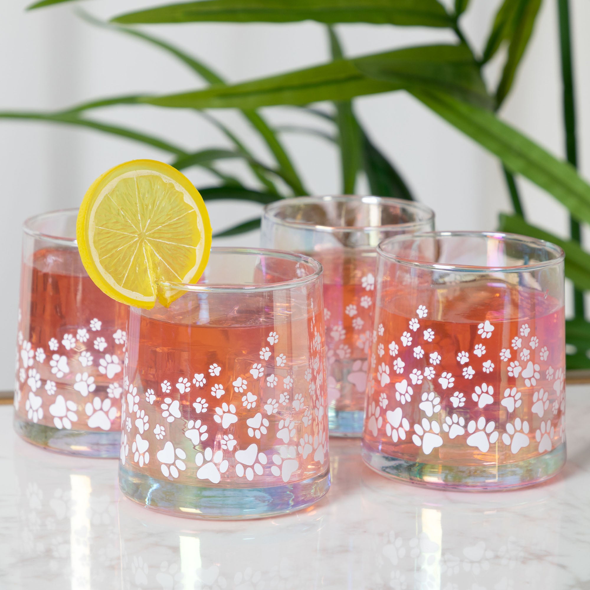 Pearl Iridescent Glass - Set of 4、mySite、camillekostekn