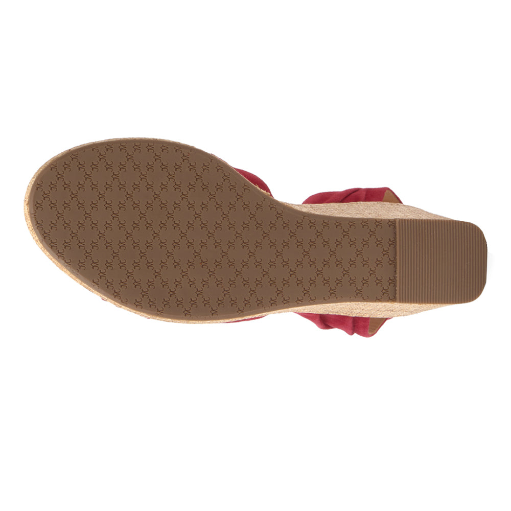 Marcia Cross-Band Ankle Strap Wedge Sandals、mySite、gtrtttuynbv