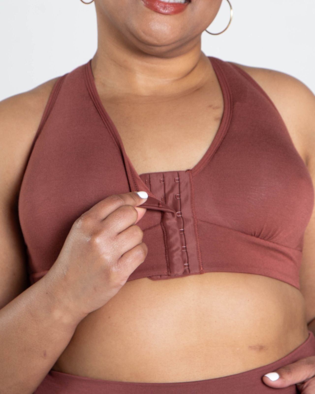 Rora Pocketed Front Closure Bra、mySite、bengalsvssteelers