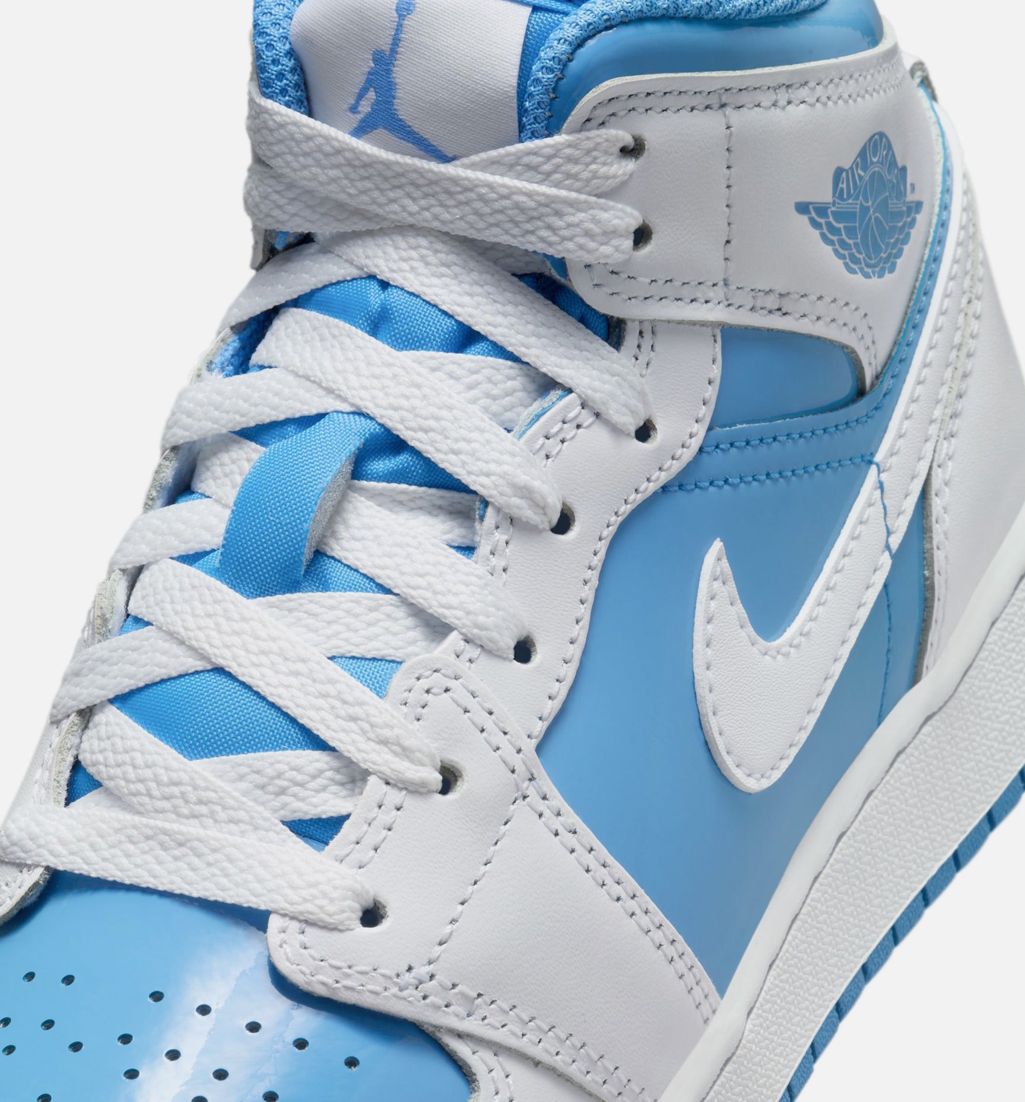 Air Jordan 1 Mid Legend Blue Grade School Lifestyle Shoe - White/Legend Blue、mySite、dreamappss