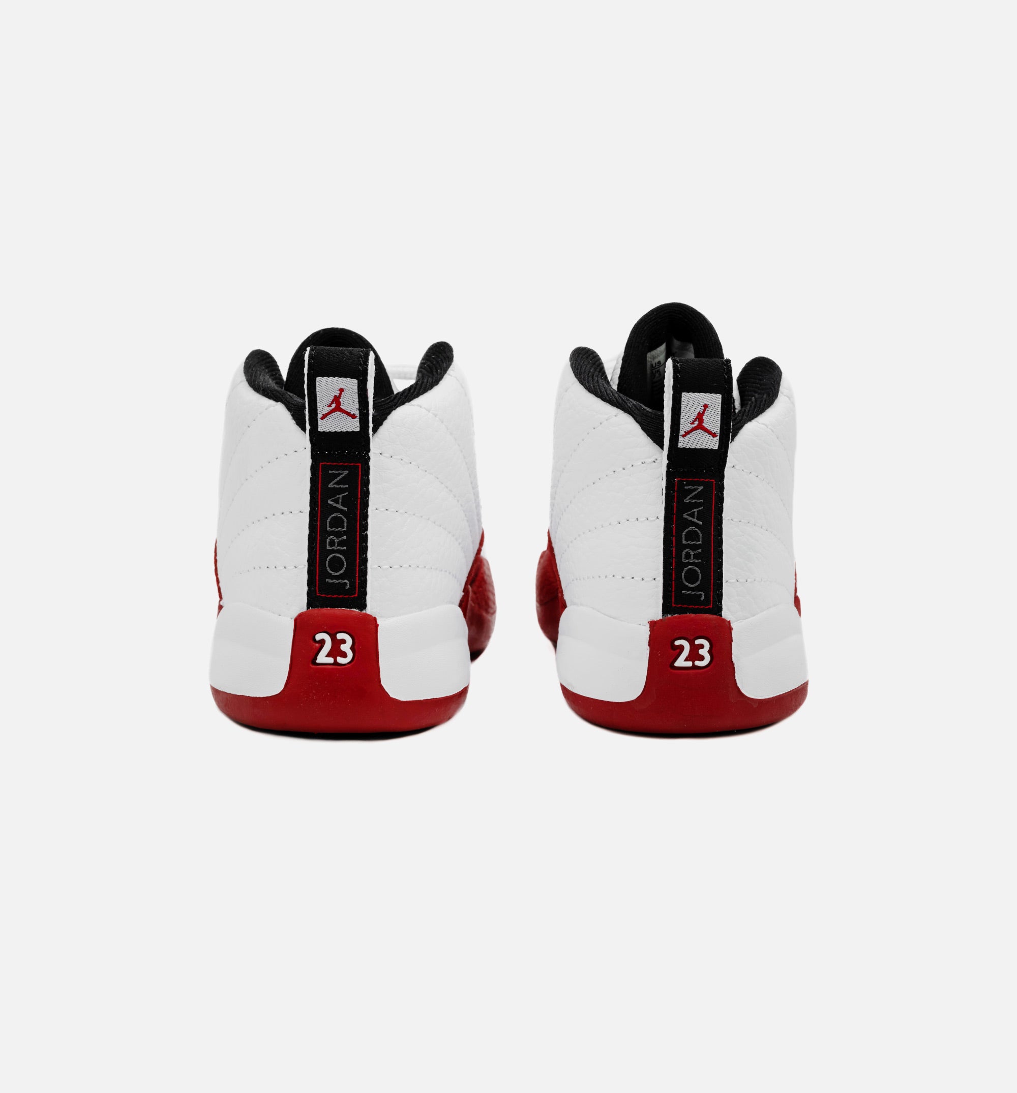 Air Jordan 12 Retro Cherry Infant Toddler Lifestyle Shoe - White/Red、mySite、dreamappss