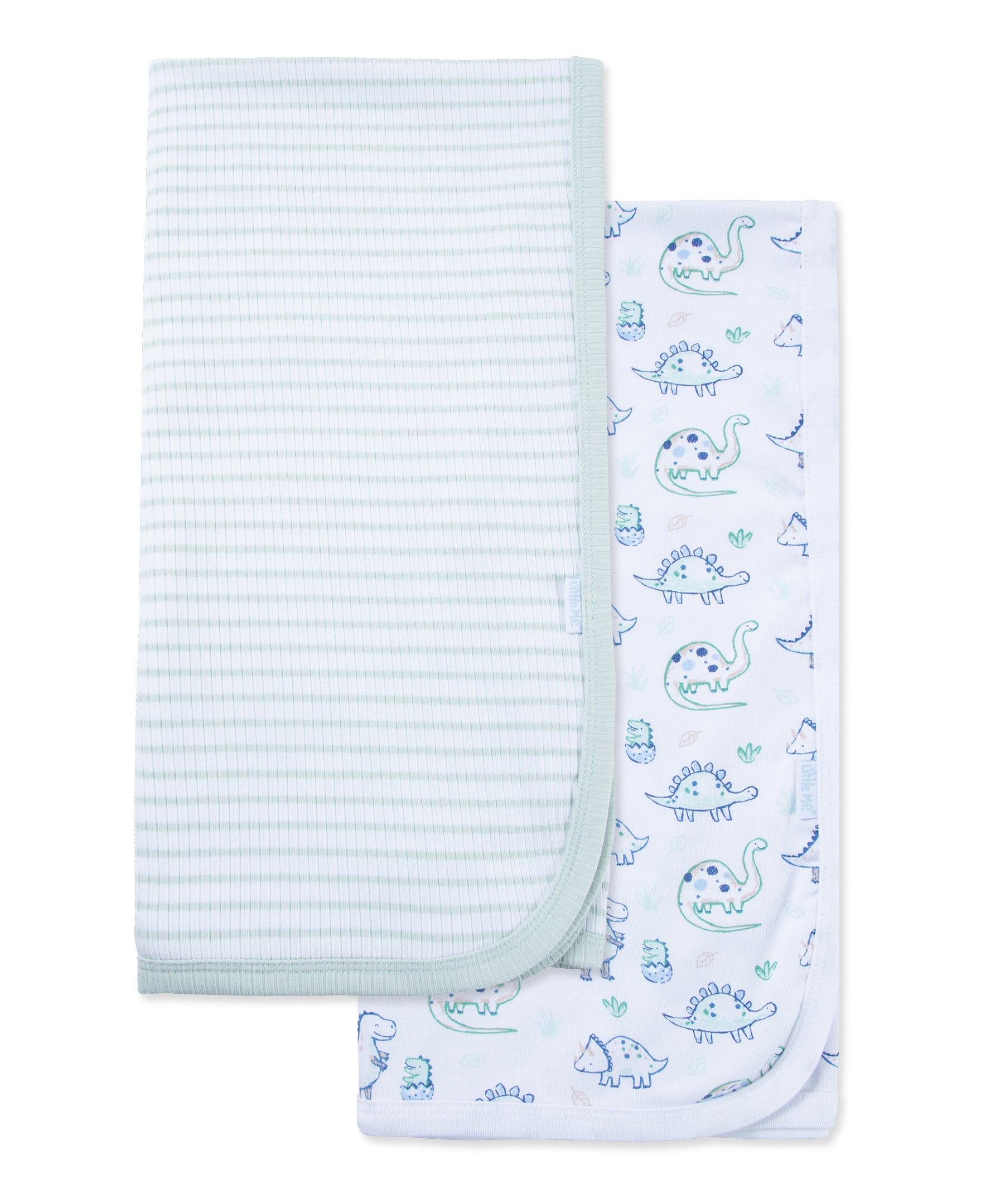  Dino Friends Receiving Blankets (2-Pack)、mySite、layawaytickets