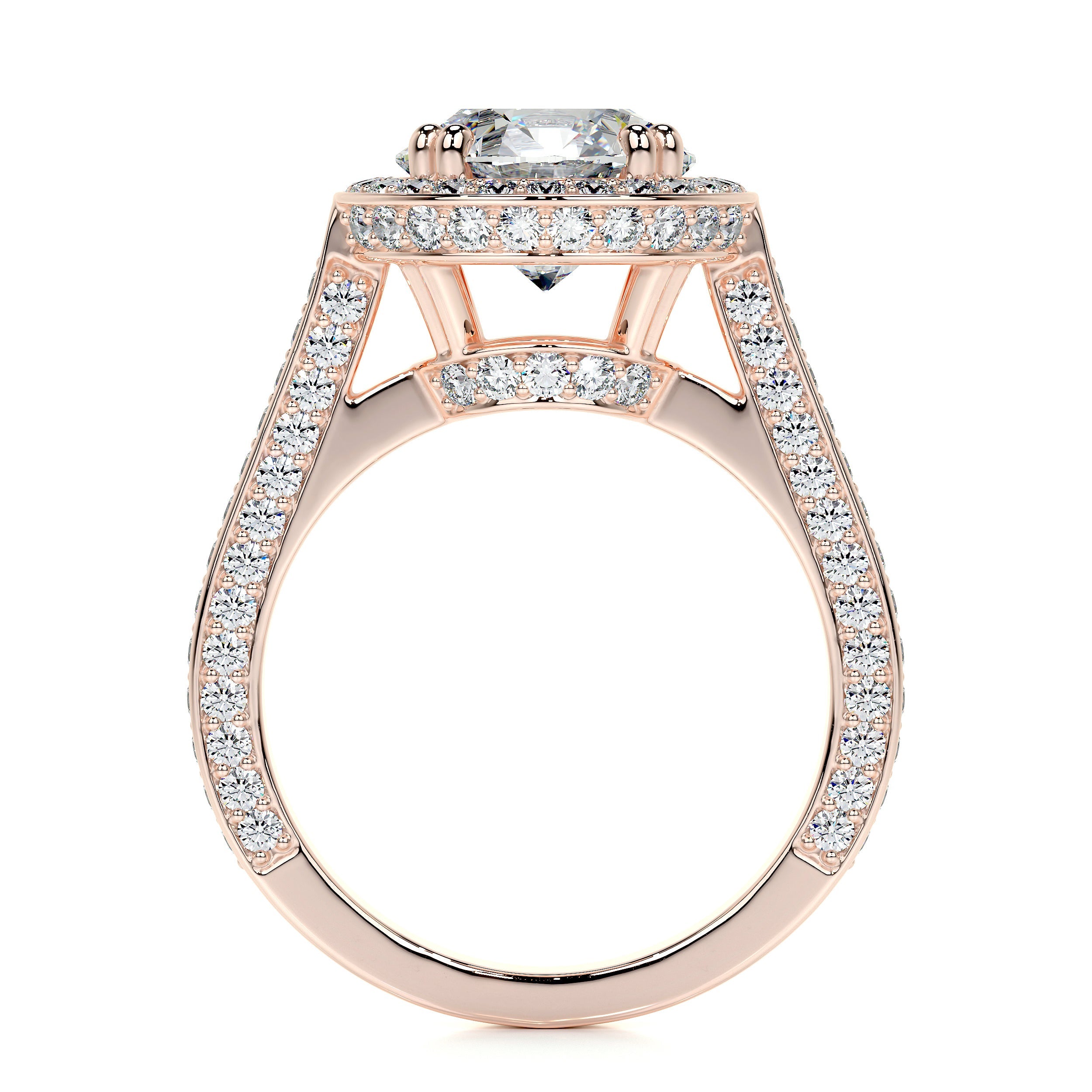 Lynn Lab Grown Diamond Ring -14K Rose Gold、mySite、hinf8tx79