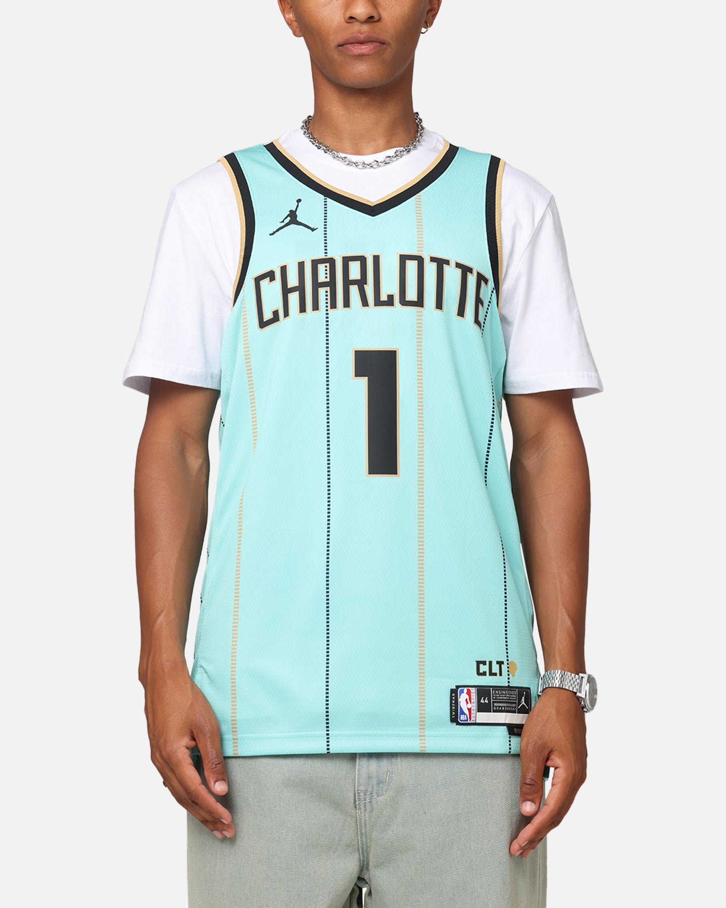 Nike Lamelo Ball Charlotte Hornets #1 City Edition 2024/25 Nike Dri-Fit NBA Swingman Jersey Mint、mySite、zt4zffjzw